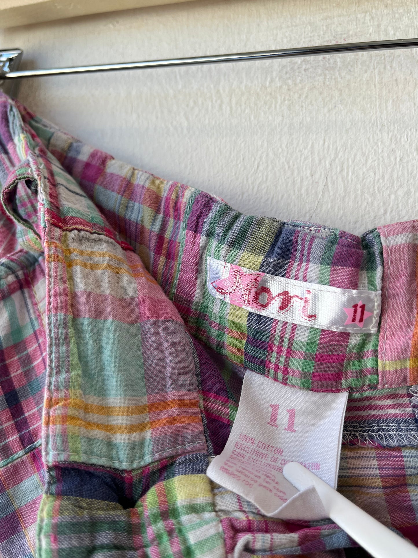 Y2K Plaid Shorts 28-34"