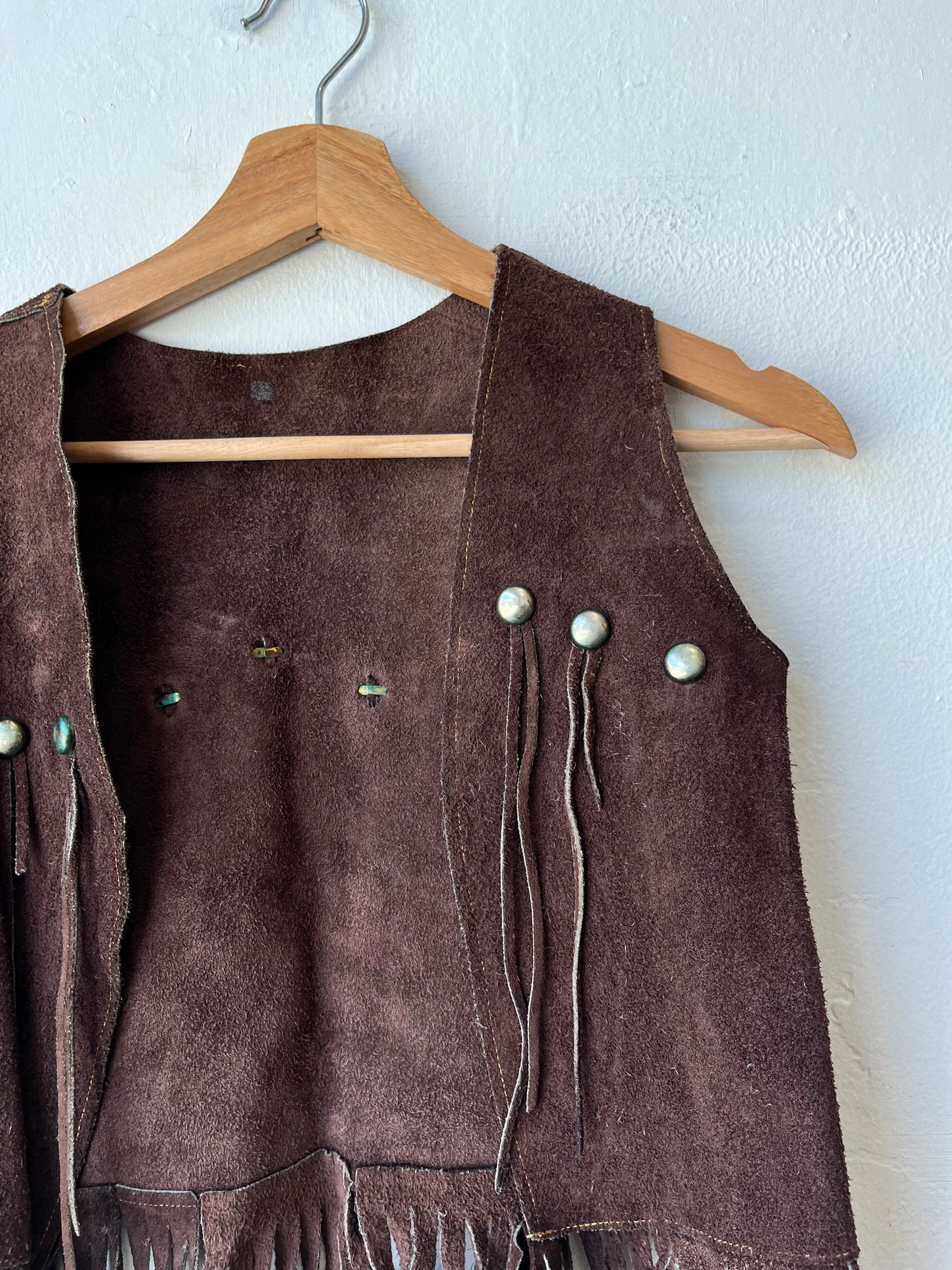 70’s Suede Fringe Vest