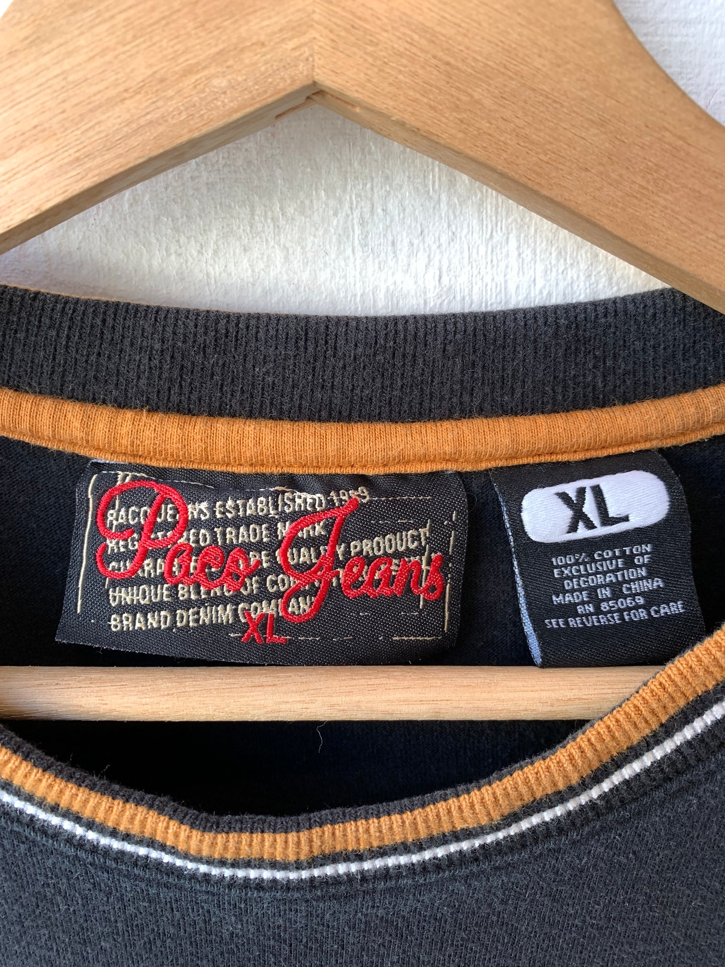 Y2K Paco Jeans Embroidered T-Shirt