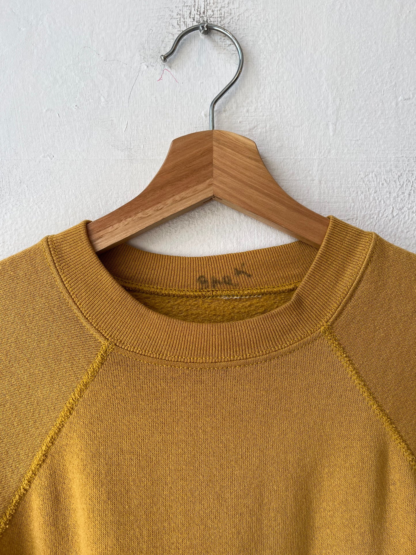 70's Mustard Raglan Sweatshirt