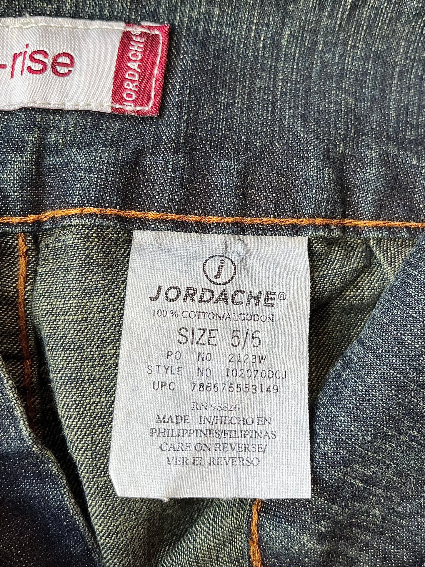 Y2K Low Rise Belted Flare Jeans 28"