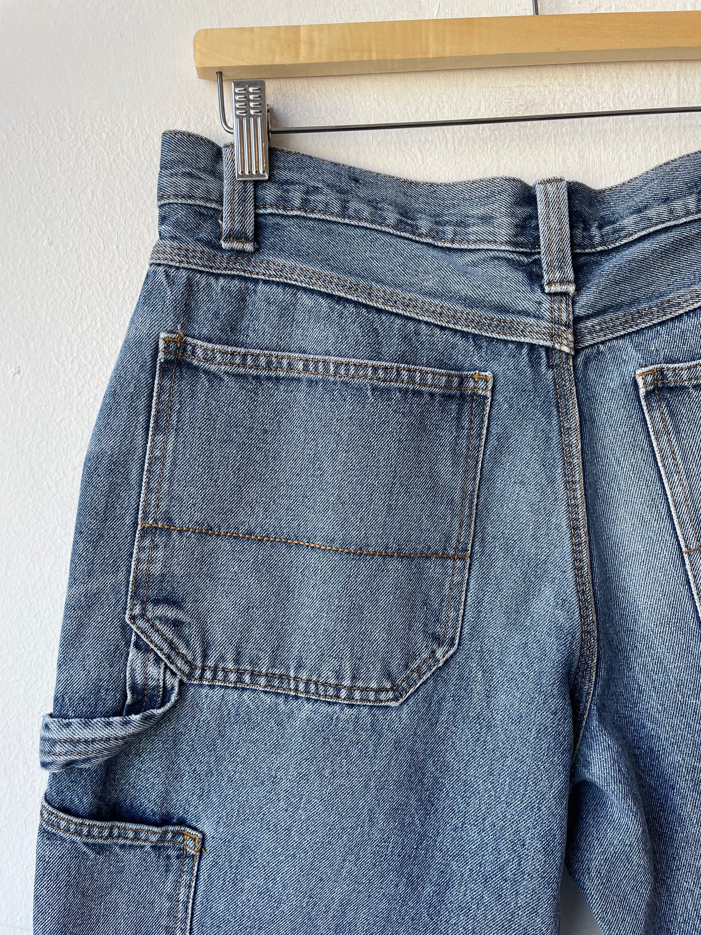 Y2K Denim Carpenter Shorts 32”