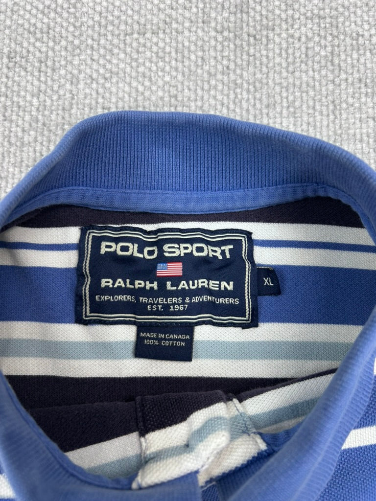 Y2K Polo Sport Striped Shirt