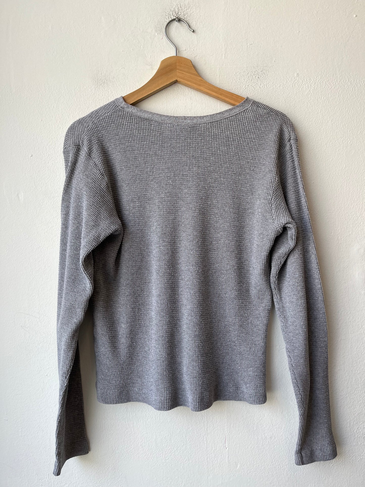 90's Thermal Lamb Long Sleeve Top