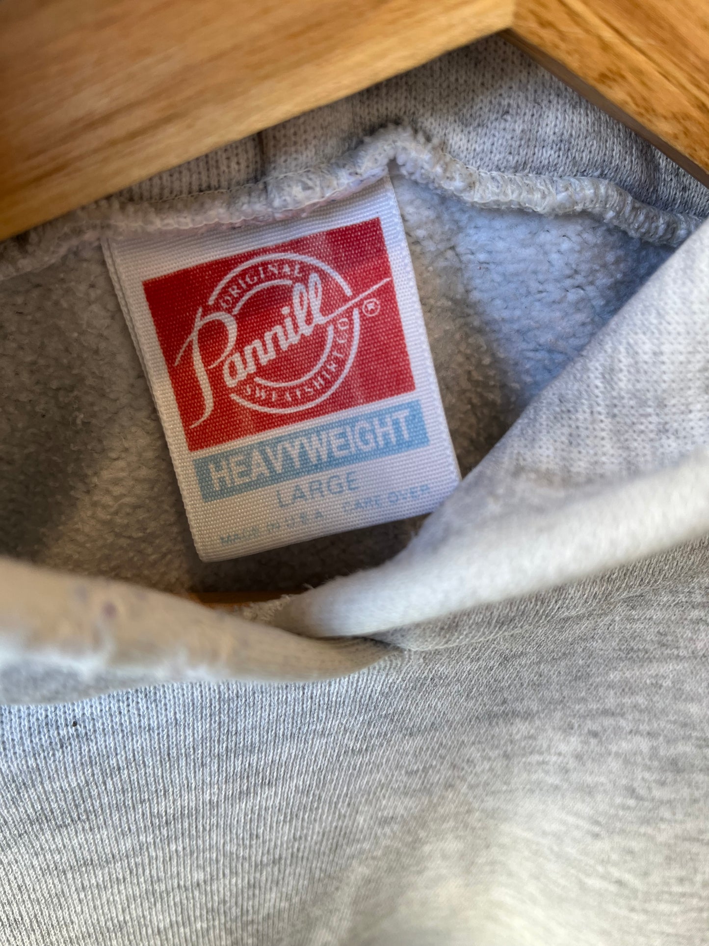 90's Heavyweight Gray Hoodie