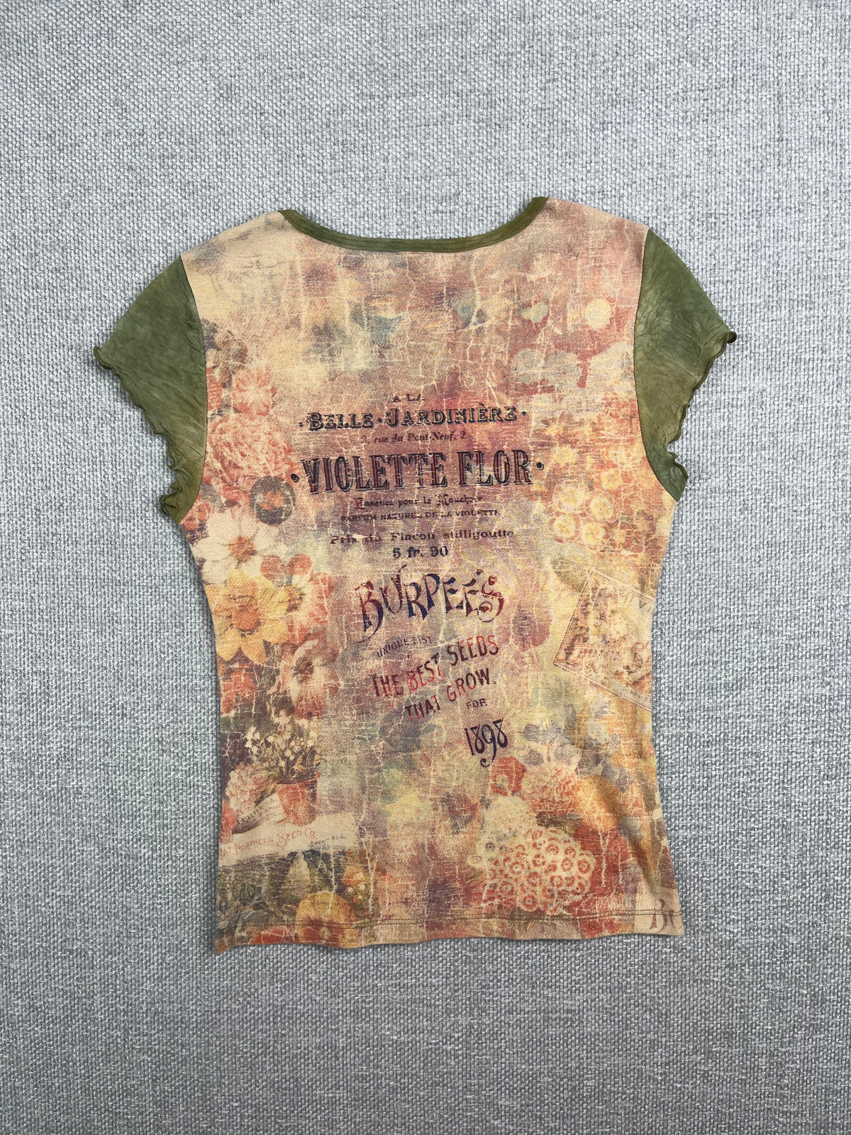 Y2K Rhinestone Cap Sleeve Top