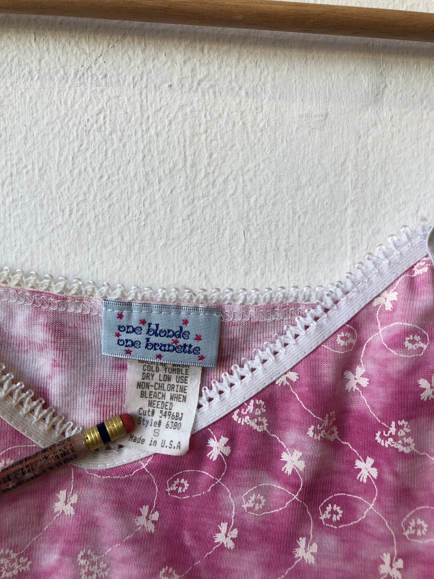 90's Pink Floral Tank