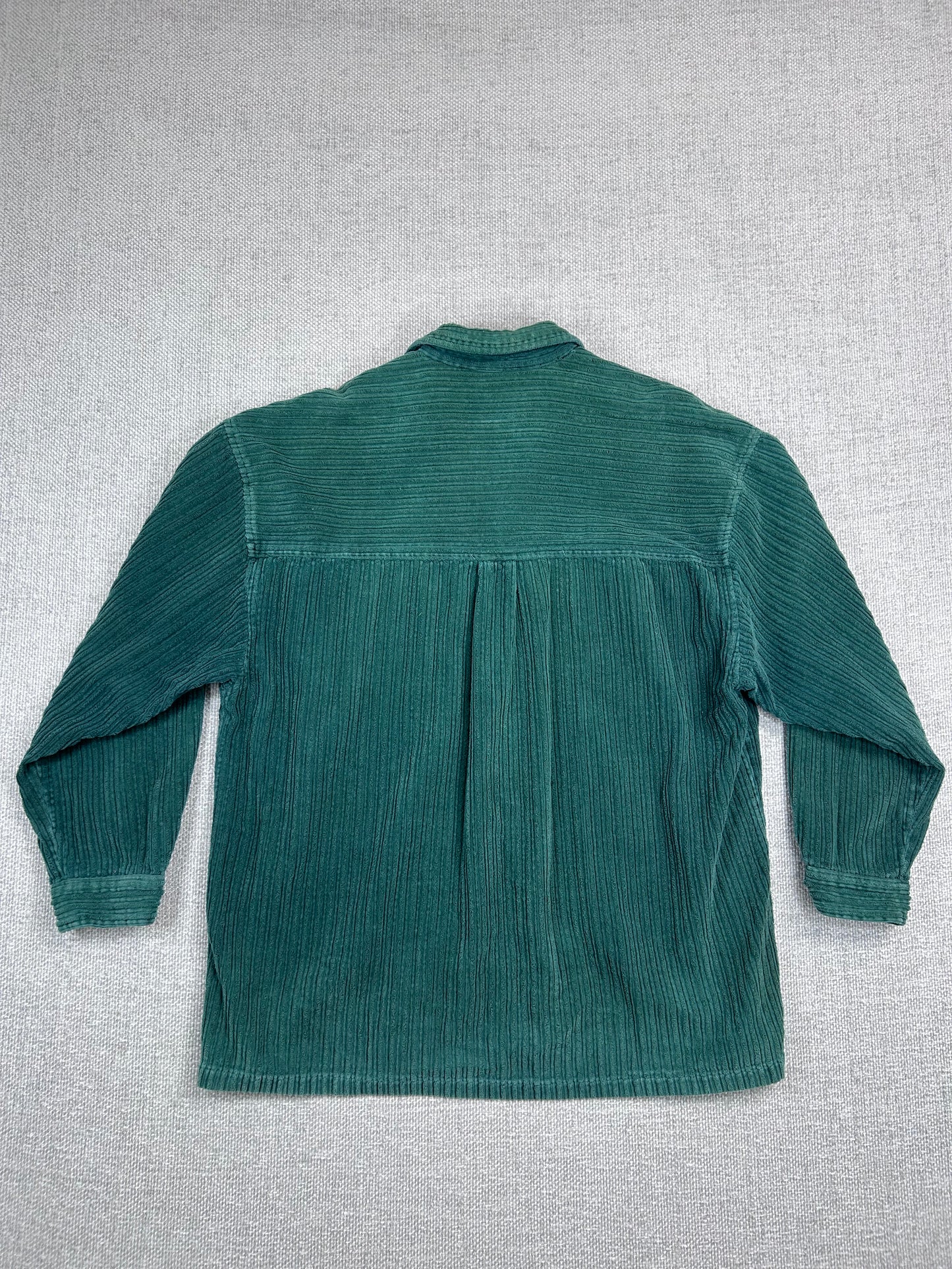 90's Green Corduroy Button Down Shirt