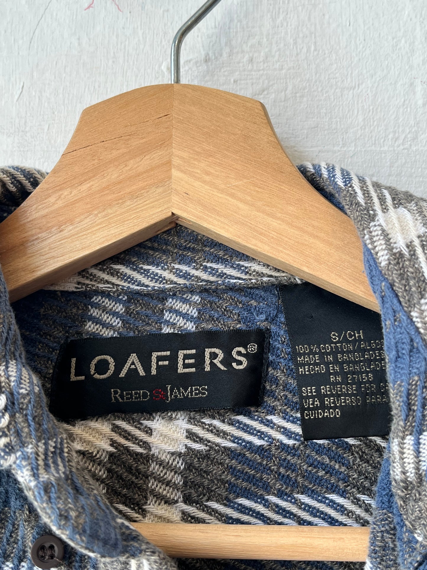 90's Plaid Cotton Flannel