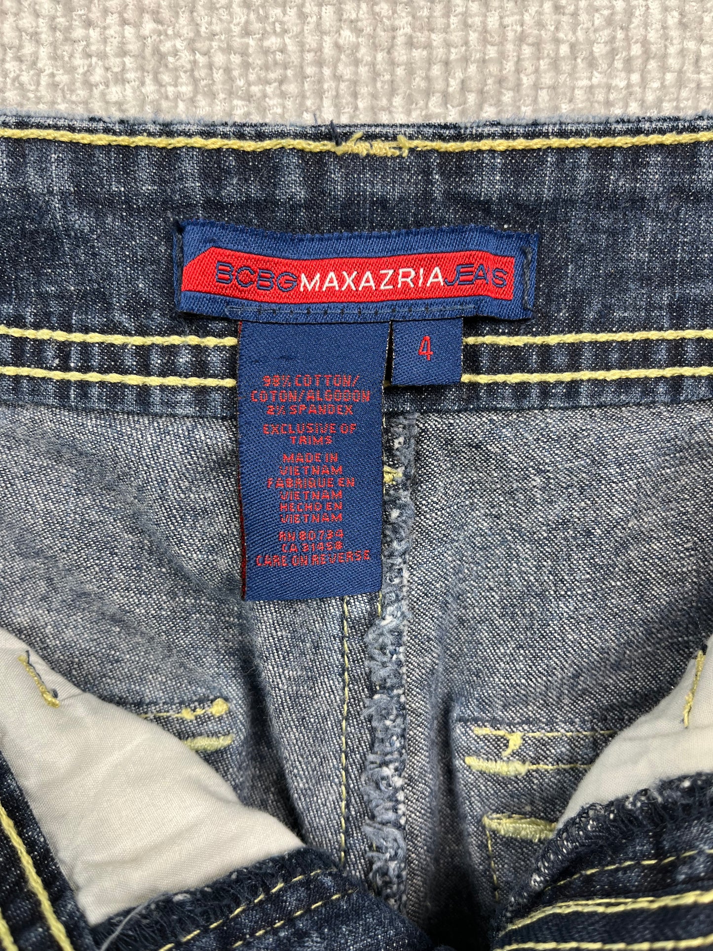 Y2K Denim Capri Pants 26"