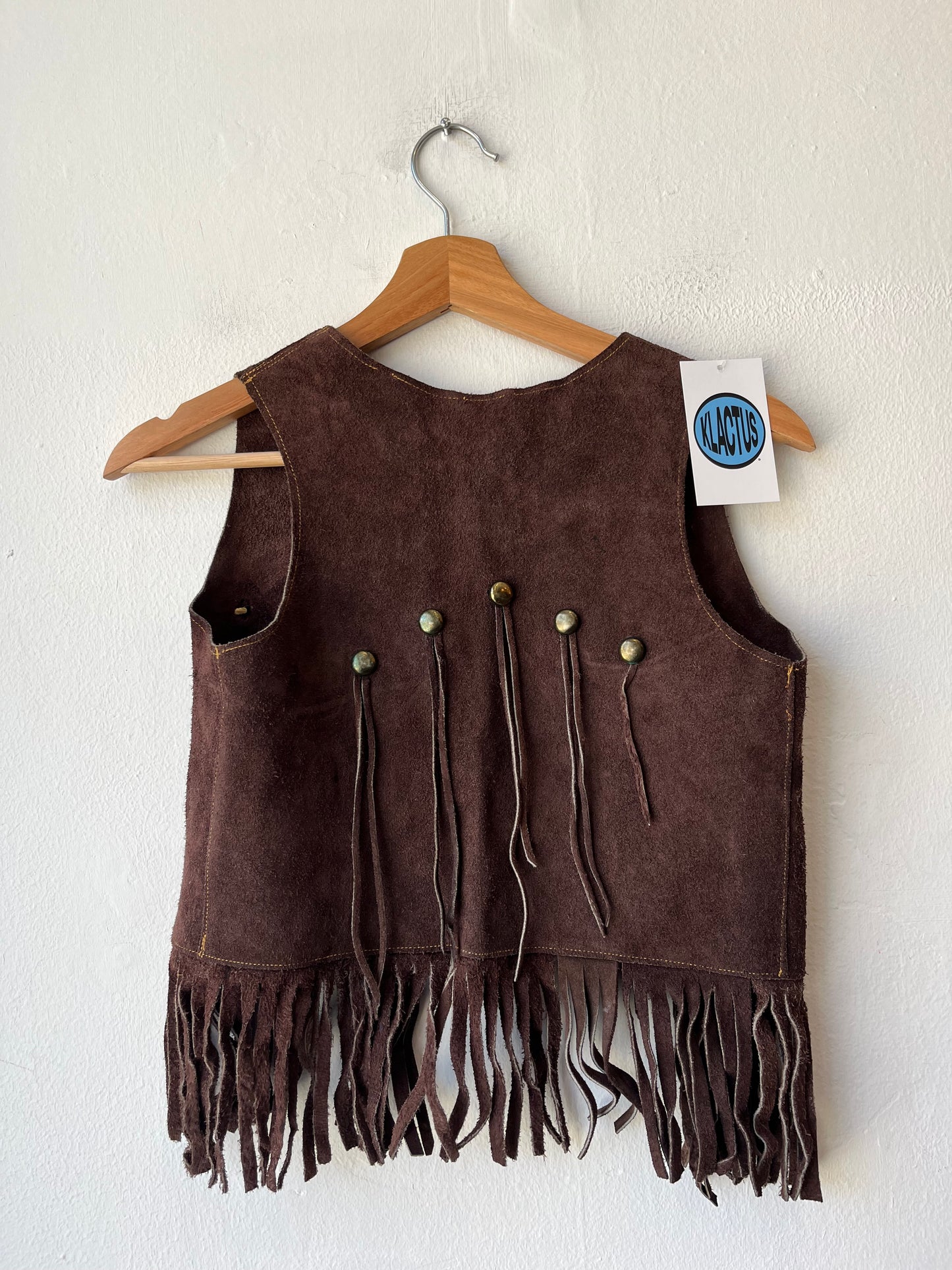70’s Suede Fringe Vest