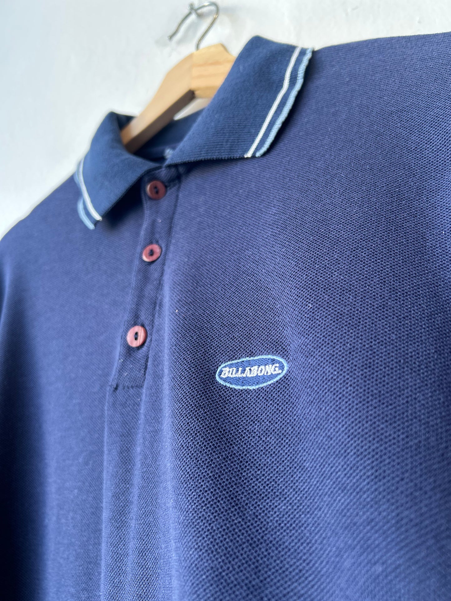 90's Billabong Navy Polo Shirt
