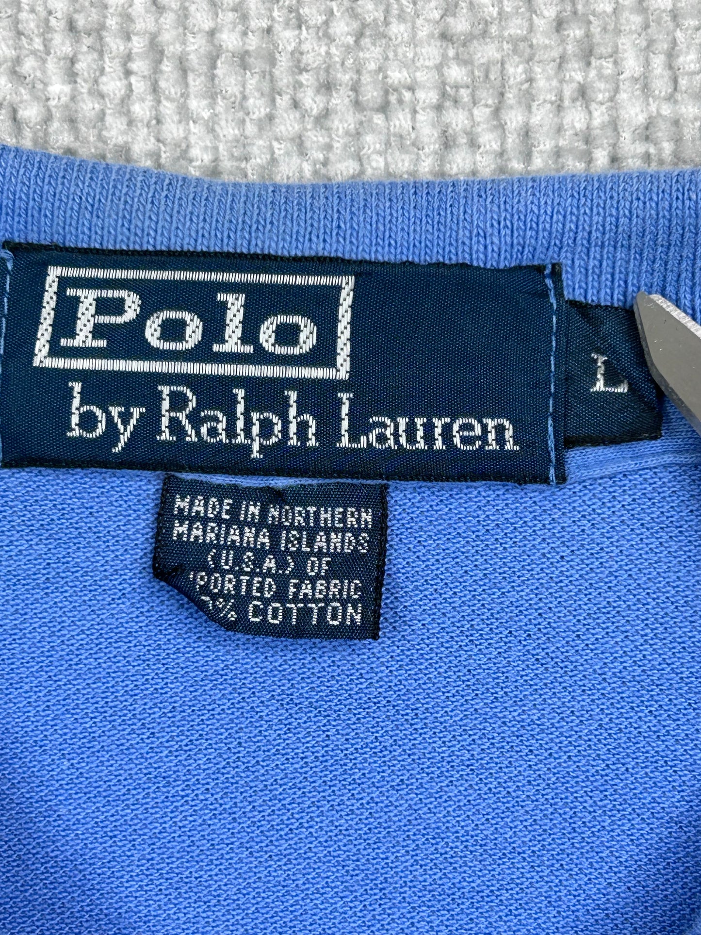 90's Blue Polo Shirt