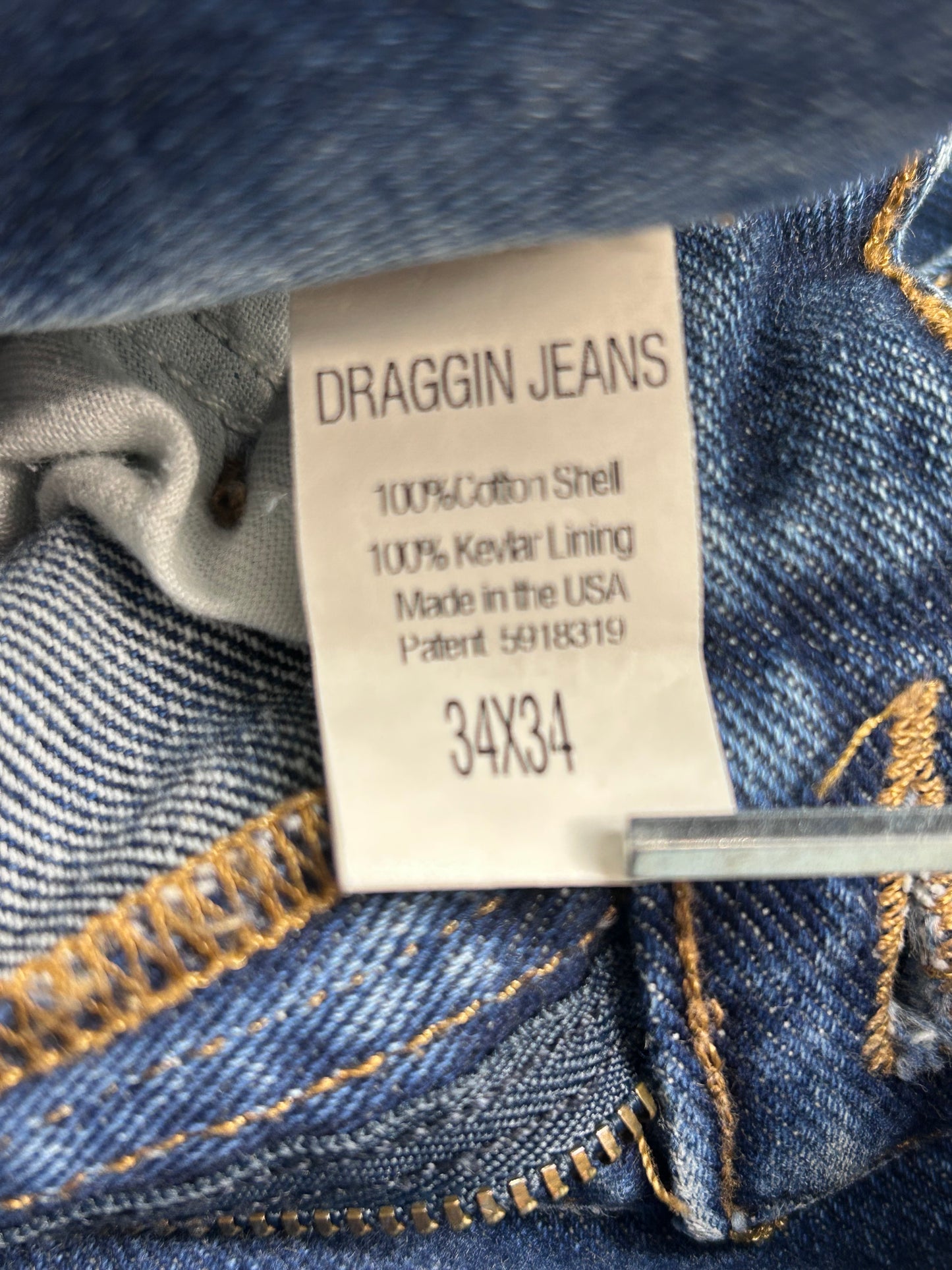 Y2K Denim Motorcycle Jeans 32”