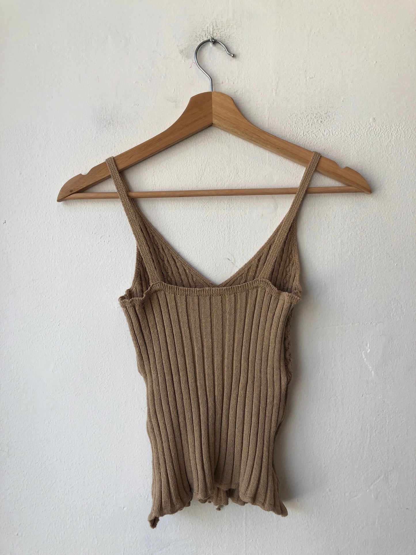 Y2K Cable Knit Tank Top