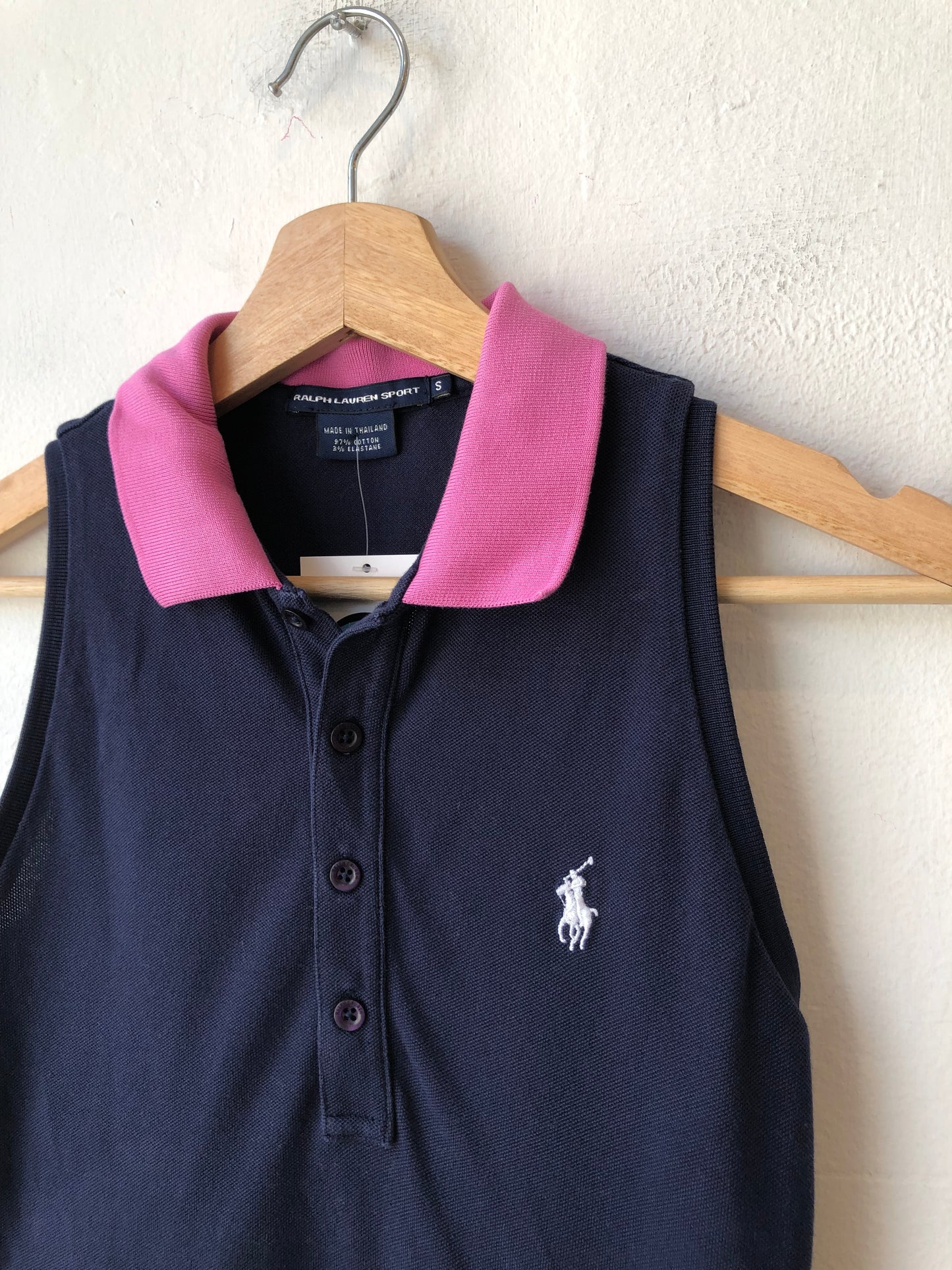 Y2K Ralph Lauren Collared Tank