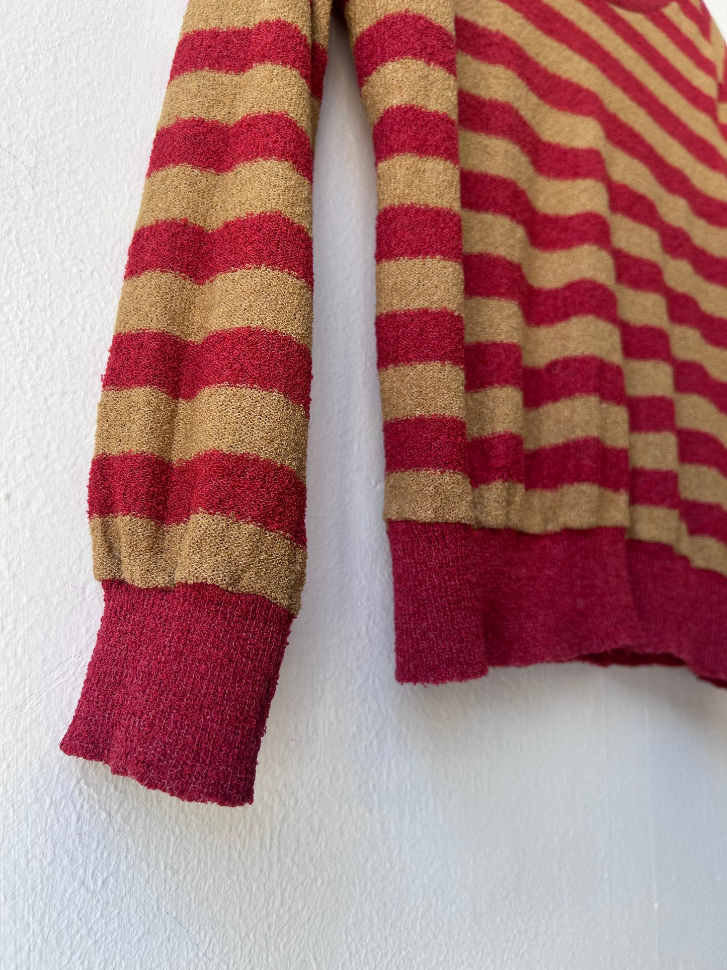 90's Red Stripe Sweater