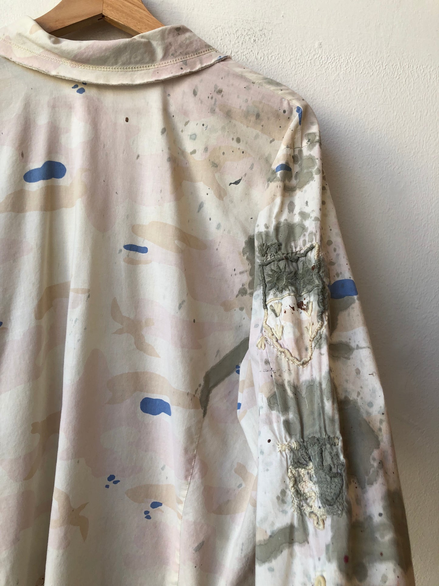 Y2K Painted Button Down