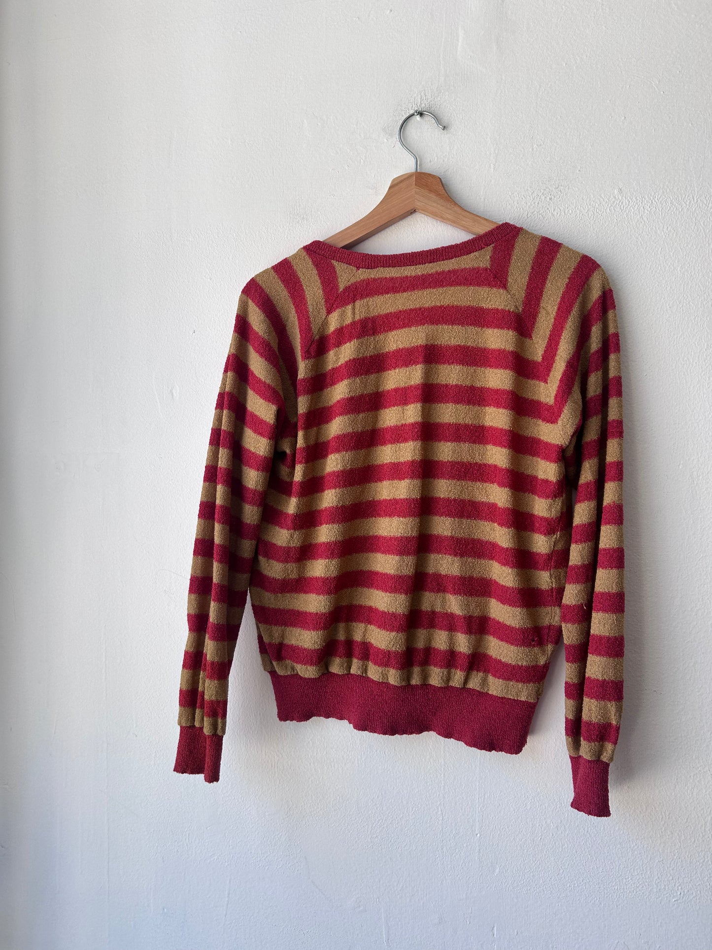 90's Red Stripe Sweater