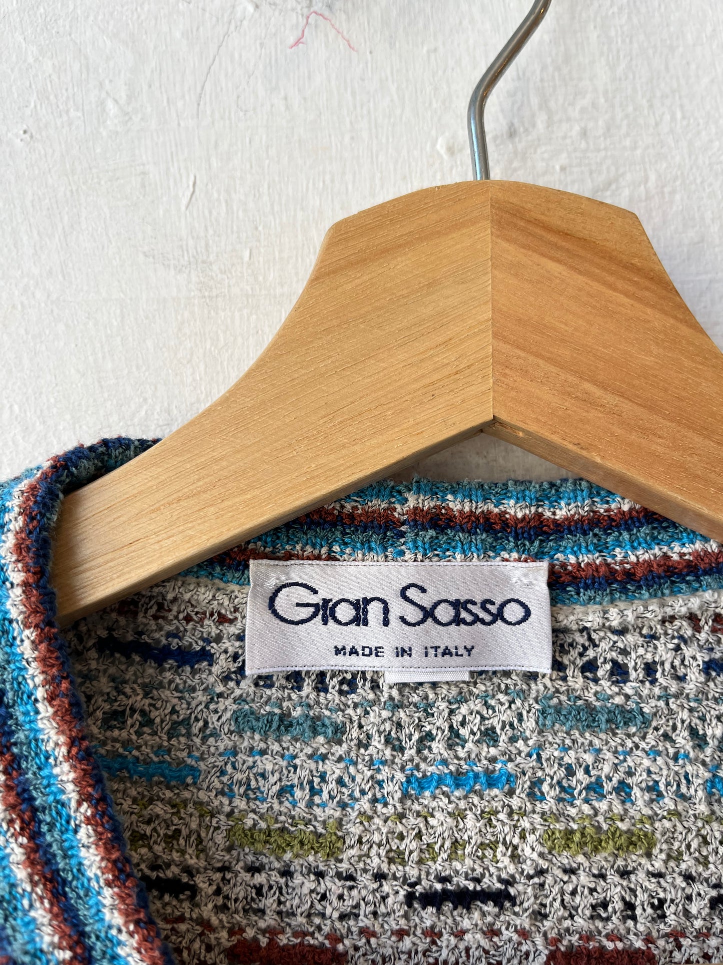 90's Multicolor Knit Cardigan