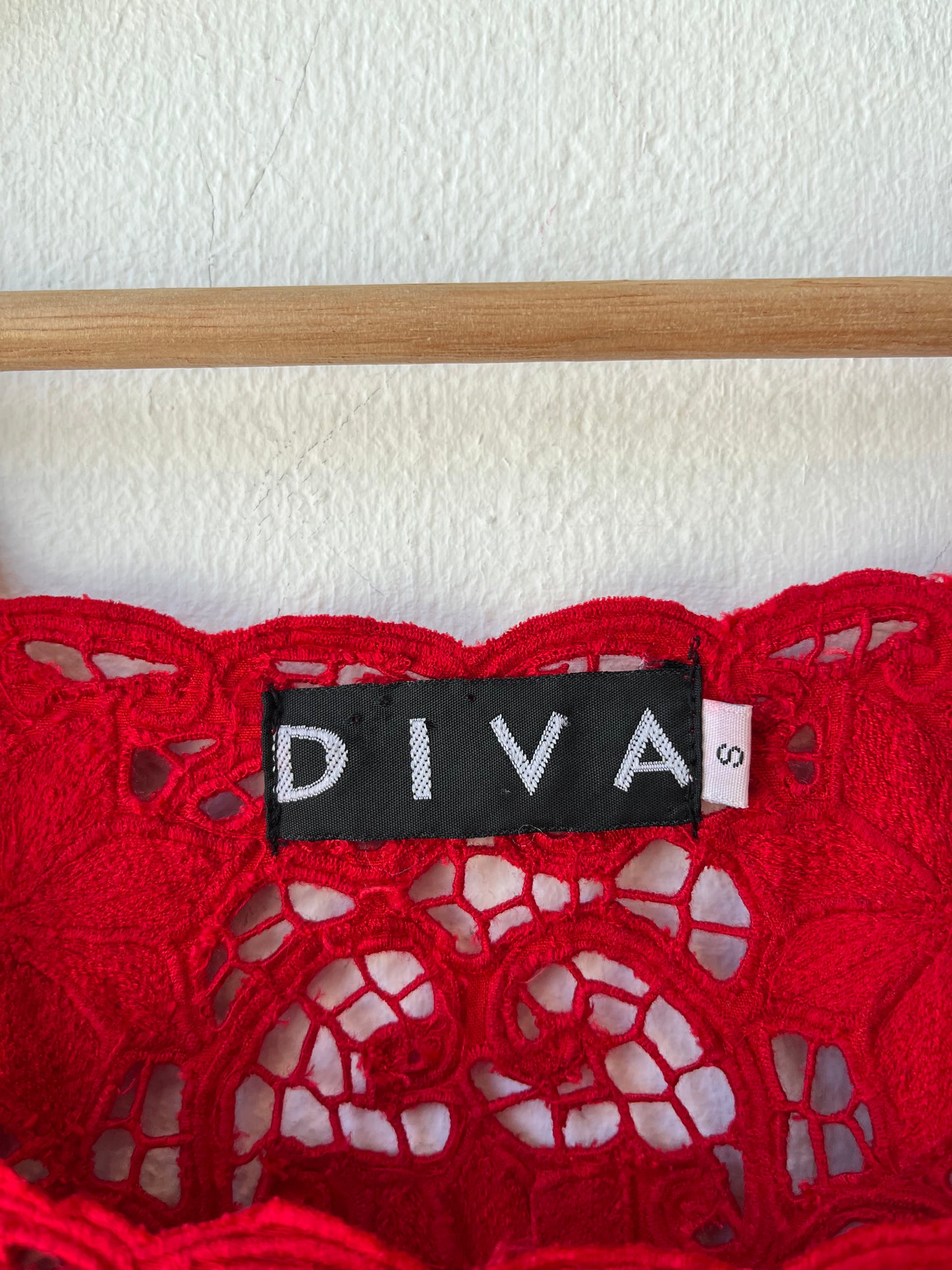 Y2K Red Lace Tank Top