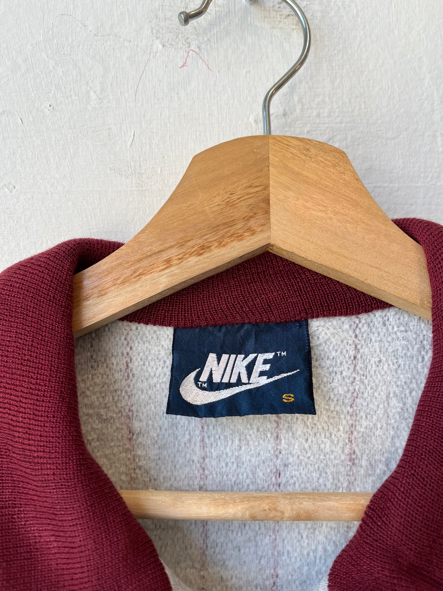 80's Nike Pinstriped Sweater