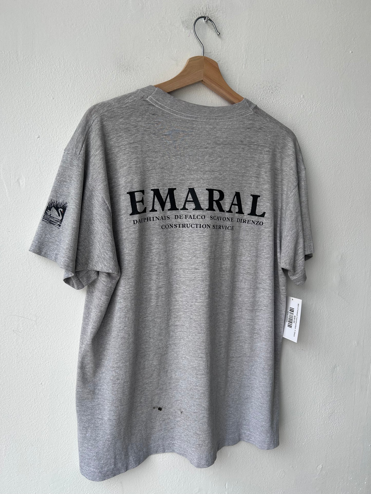 90's Emaval Construction T-Shirt