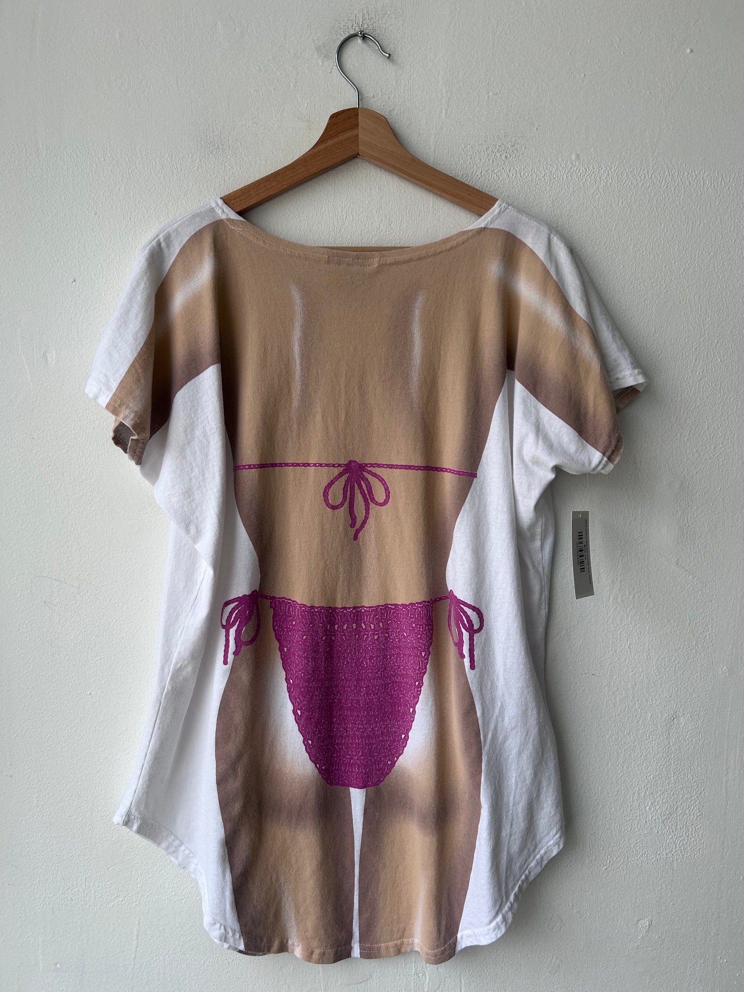 90's Bikini Beach Cover Up Shirt