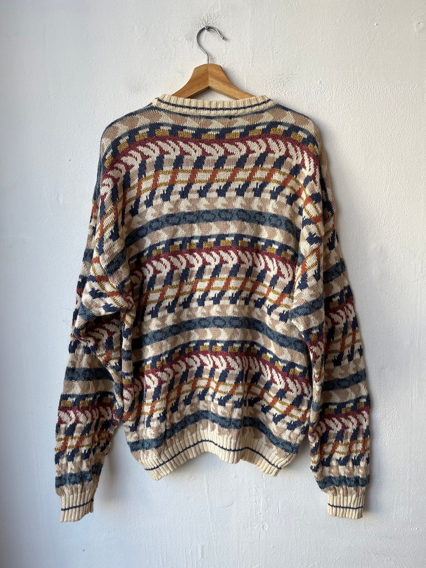 Y2K Striped Knit Sweater