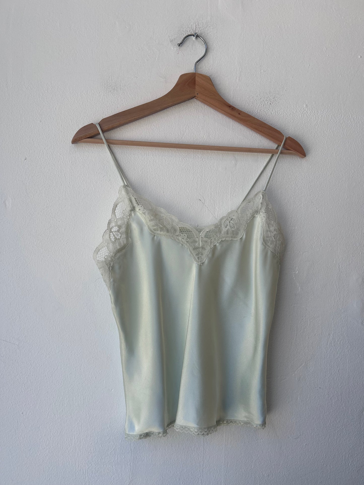 90's Seafoam Lace Camisole