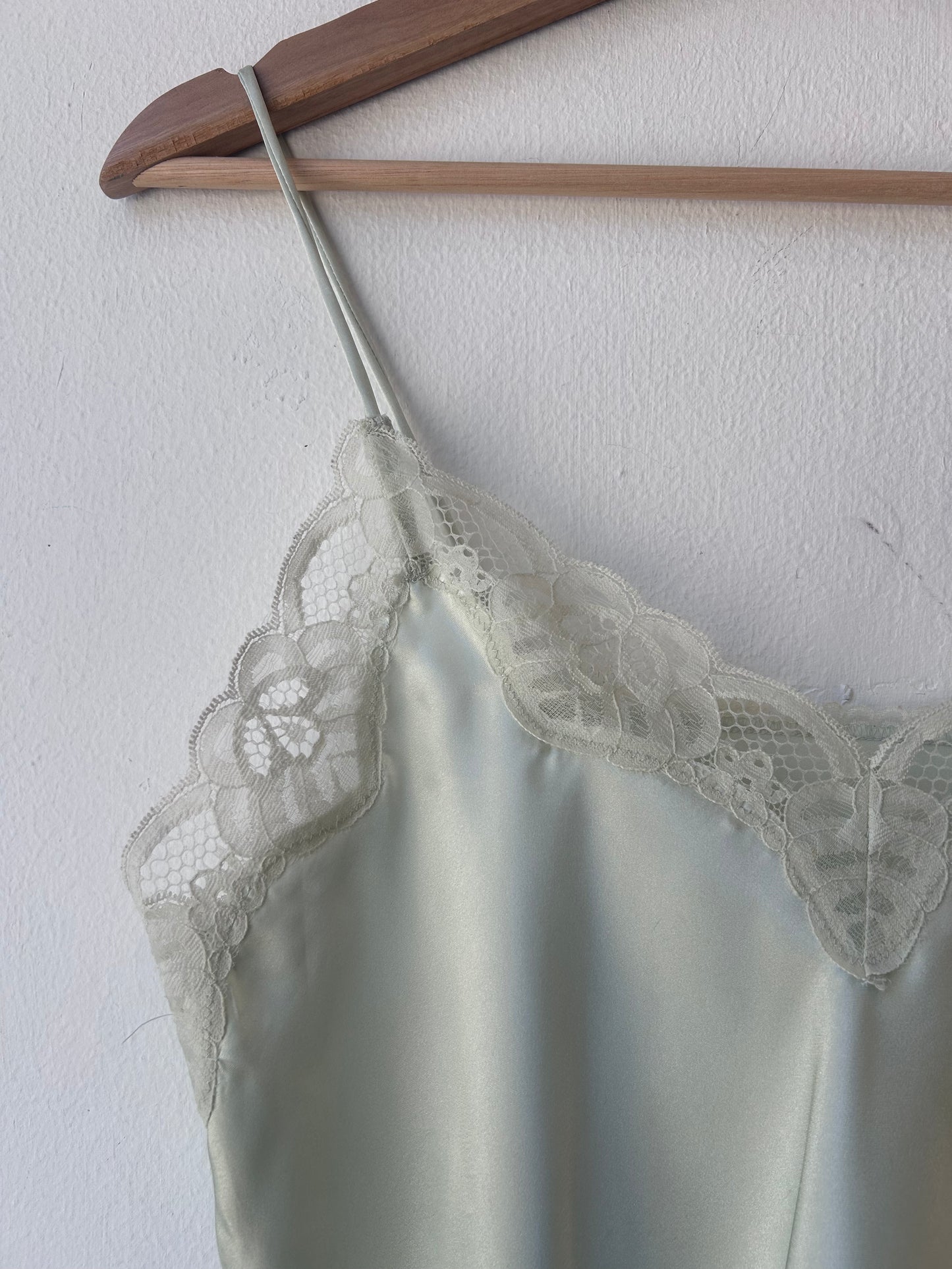 90's Seafoam Lace Camisole