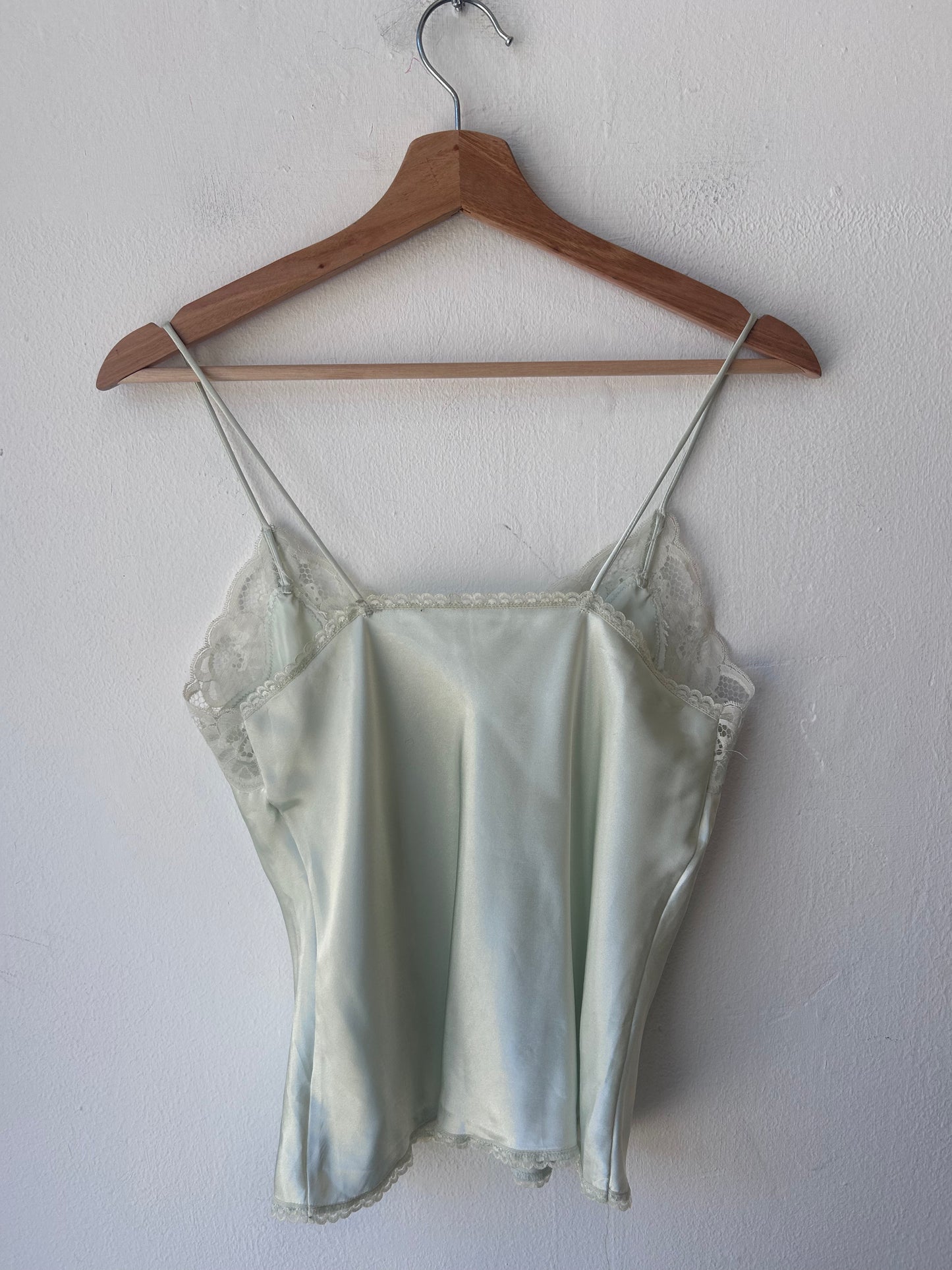90's Seafoam Lace Camisole