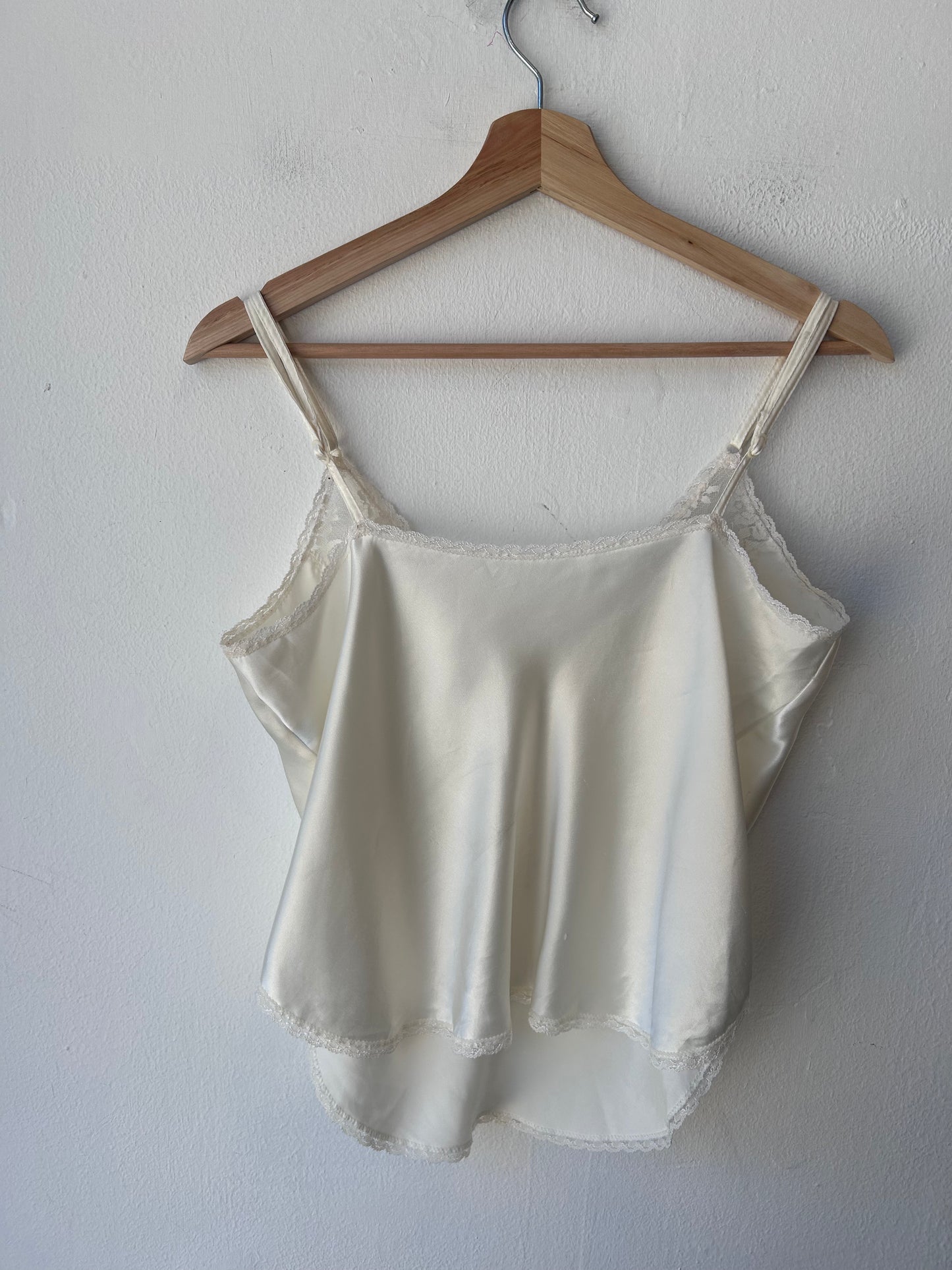 90's White Lace Camisole
