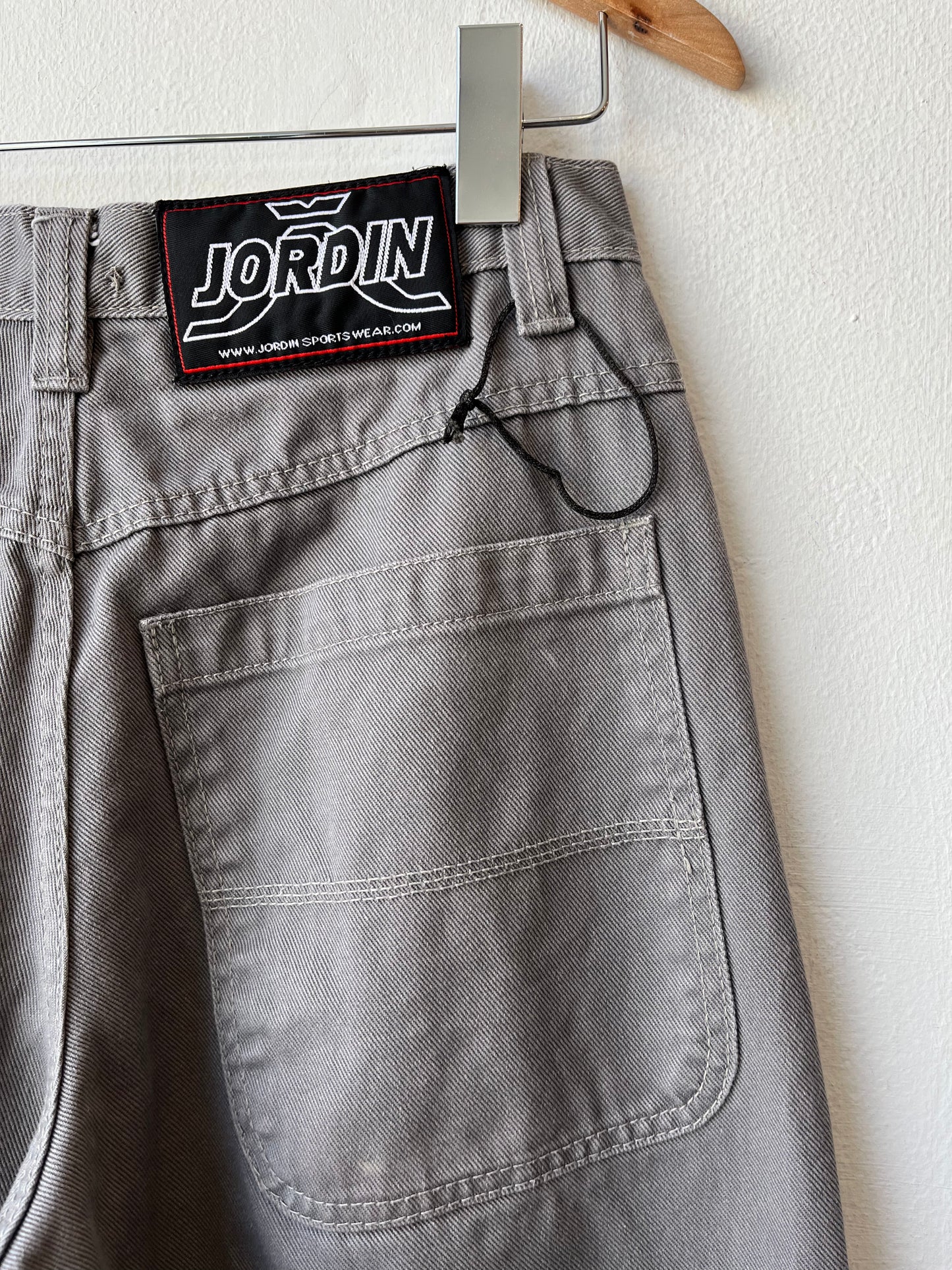 Y2K Gray Baggy Jeans 27"