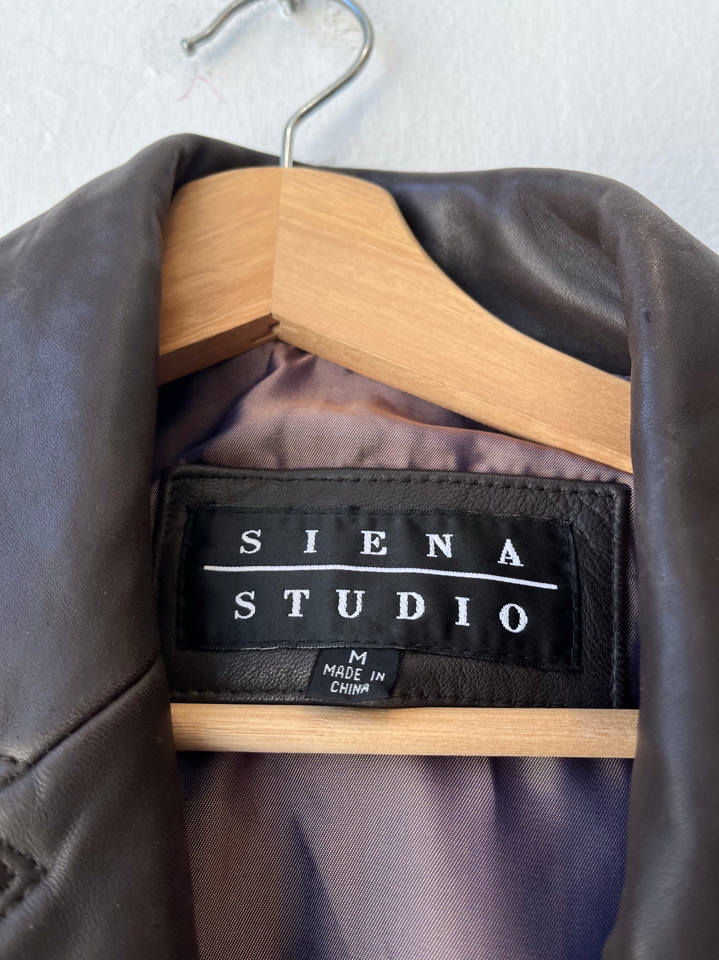 Y2K Leather Coat