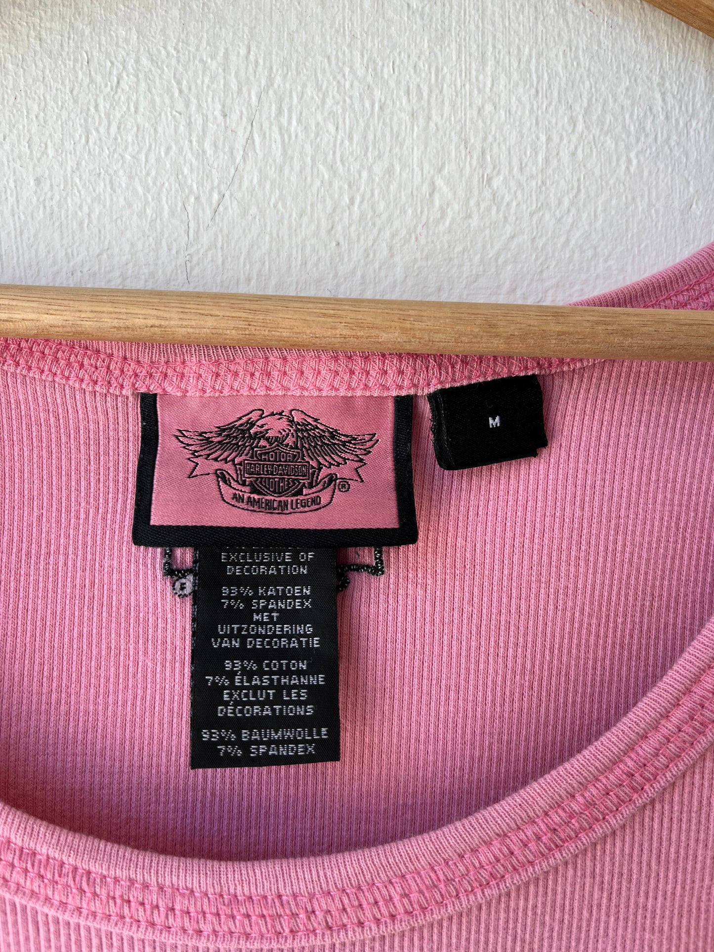 Y2K Harley Davidson Cropped Tank Top