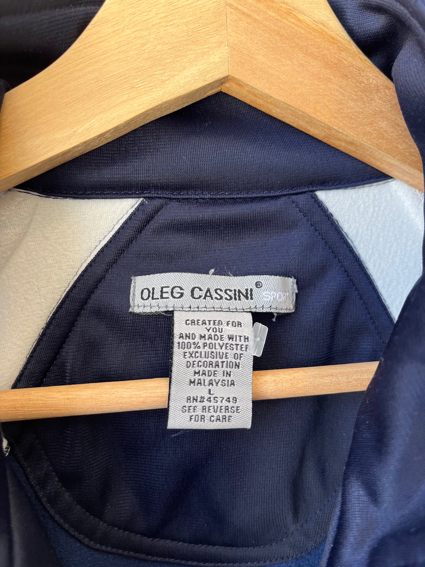 Y2K Oleg Cassini Track Jacket
