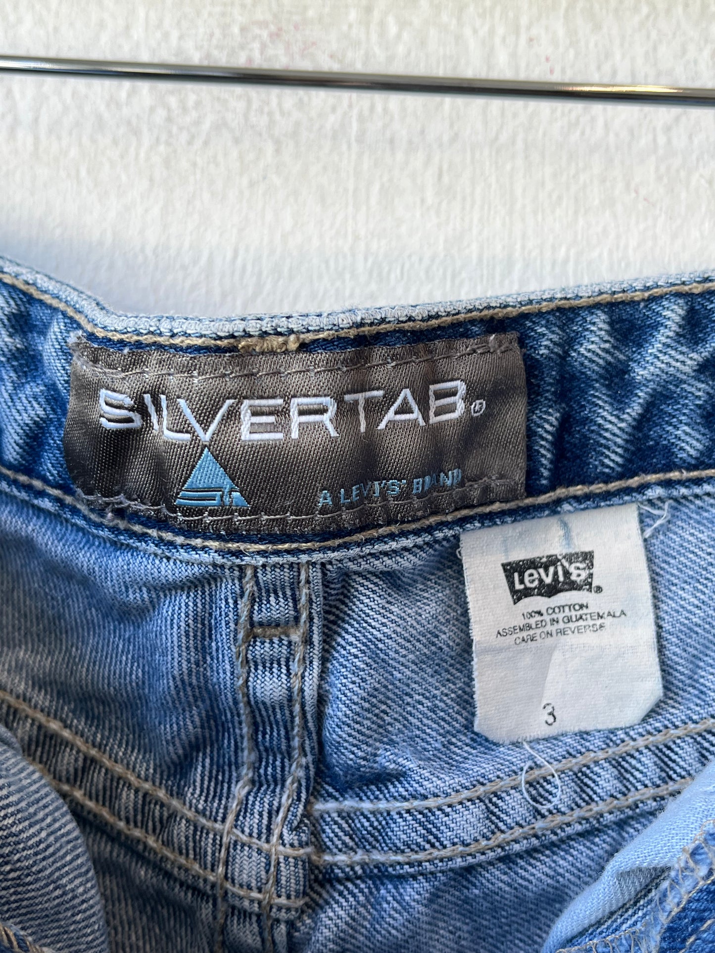 Y2K Levi's Silver Tab Mini Shorts 27"