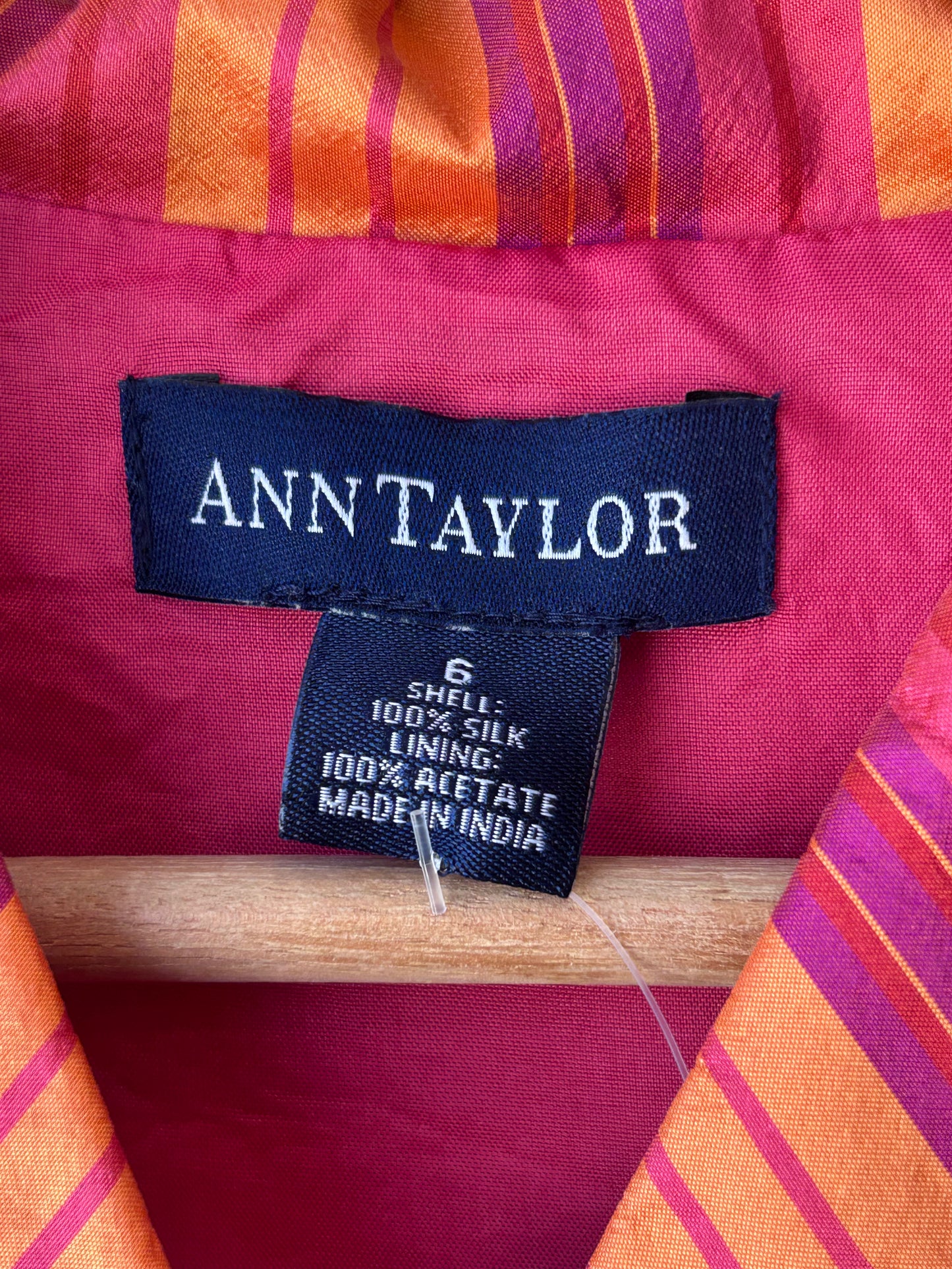 Y2K Striped Silk Vest