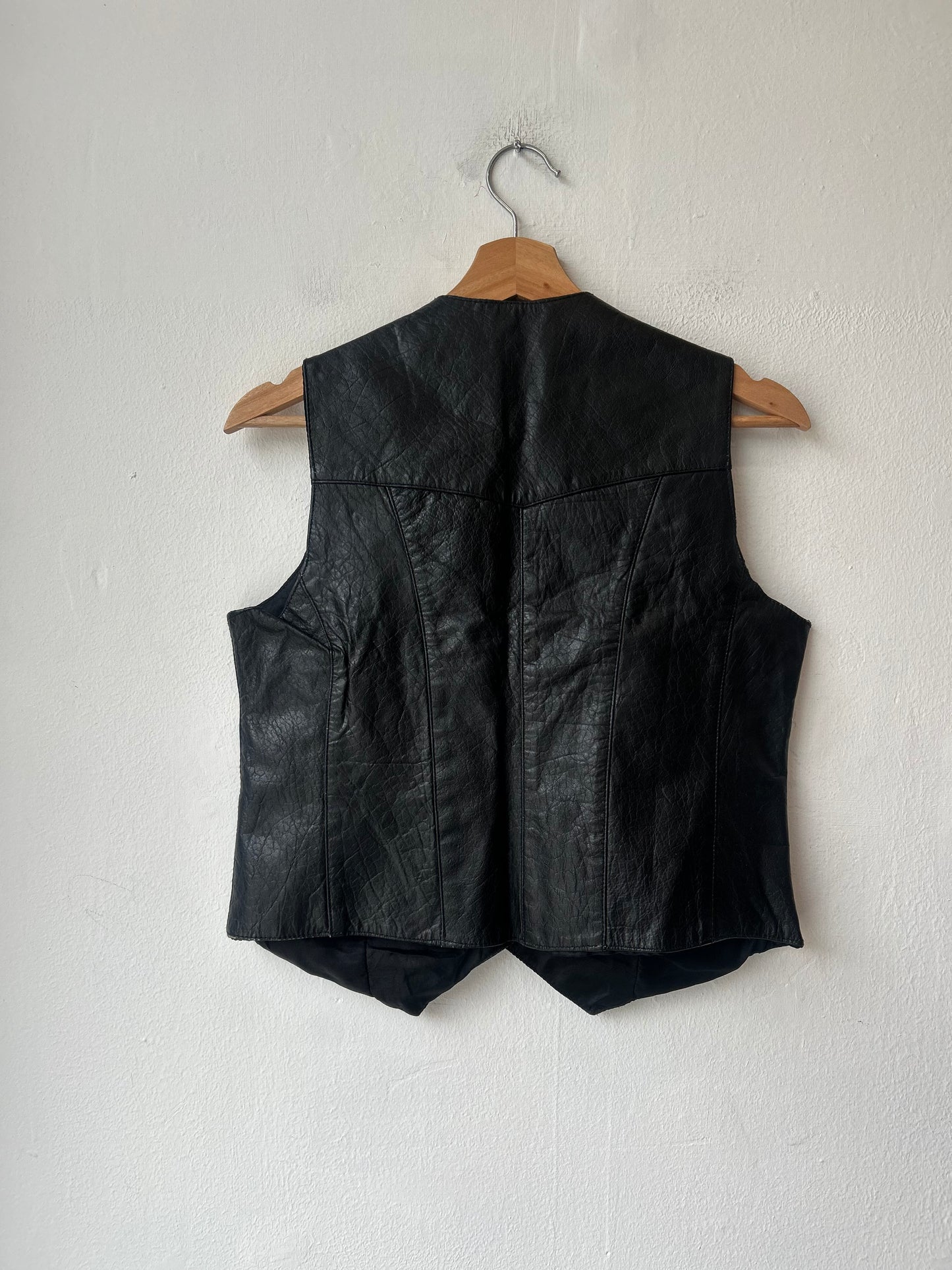 90's Leather Vest