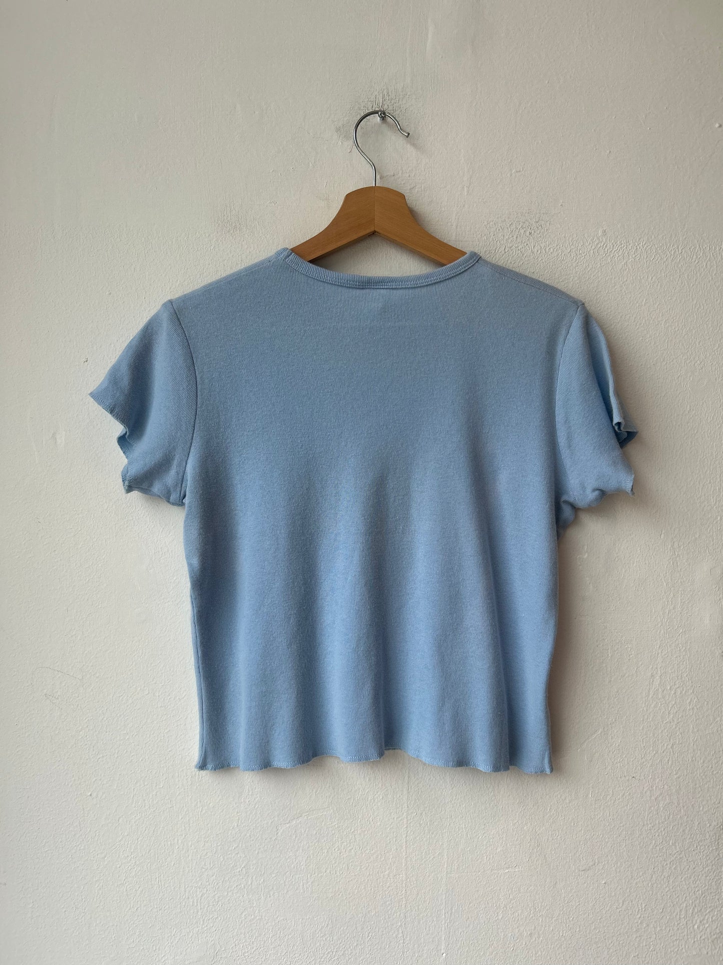 90's Blue Rose Top