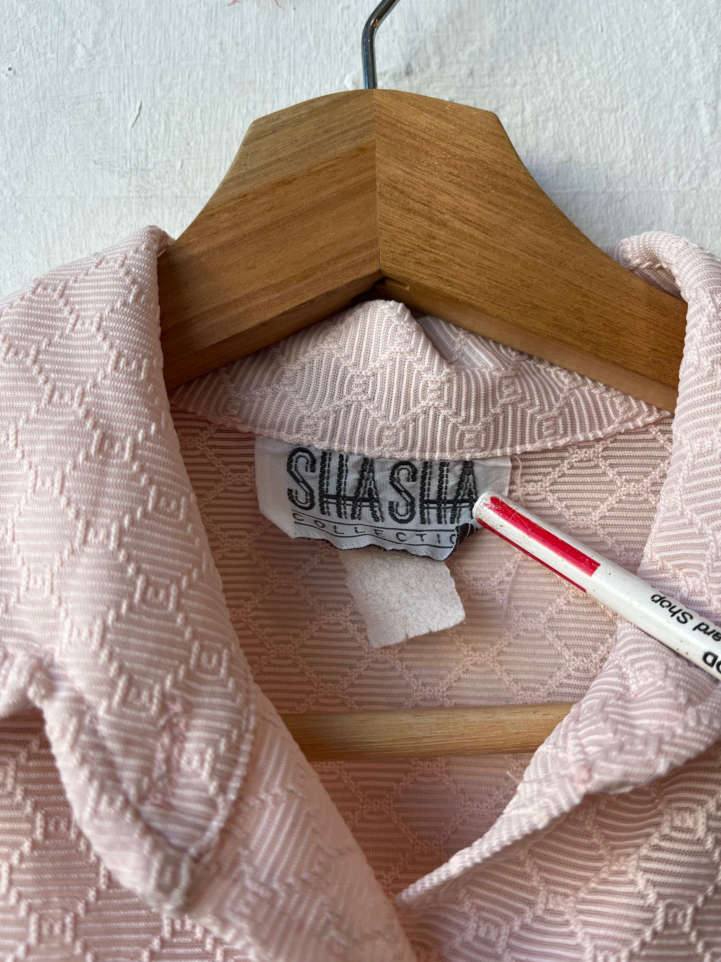 90's Sheer Collared Blouse