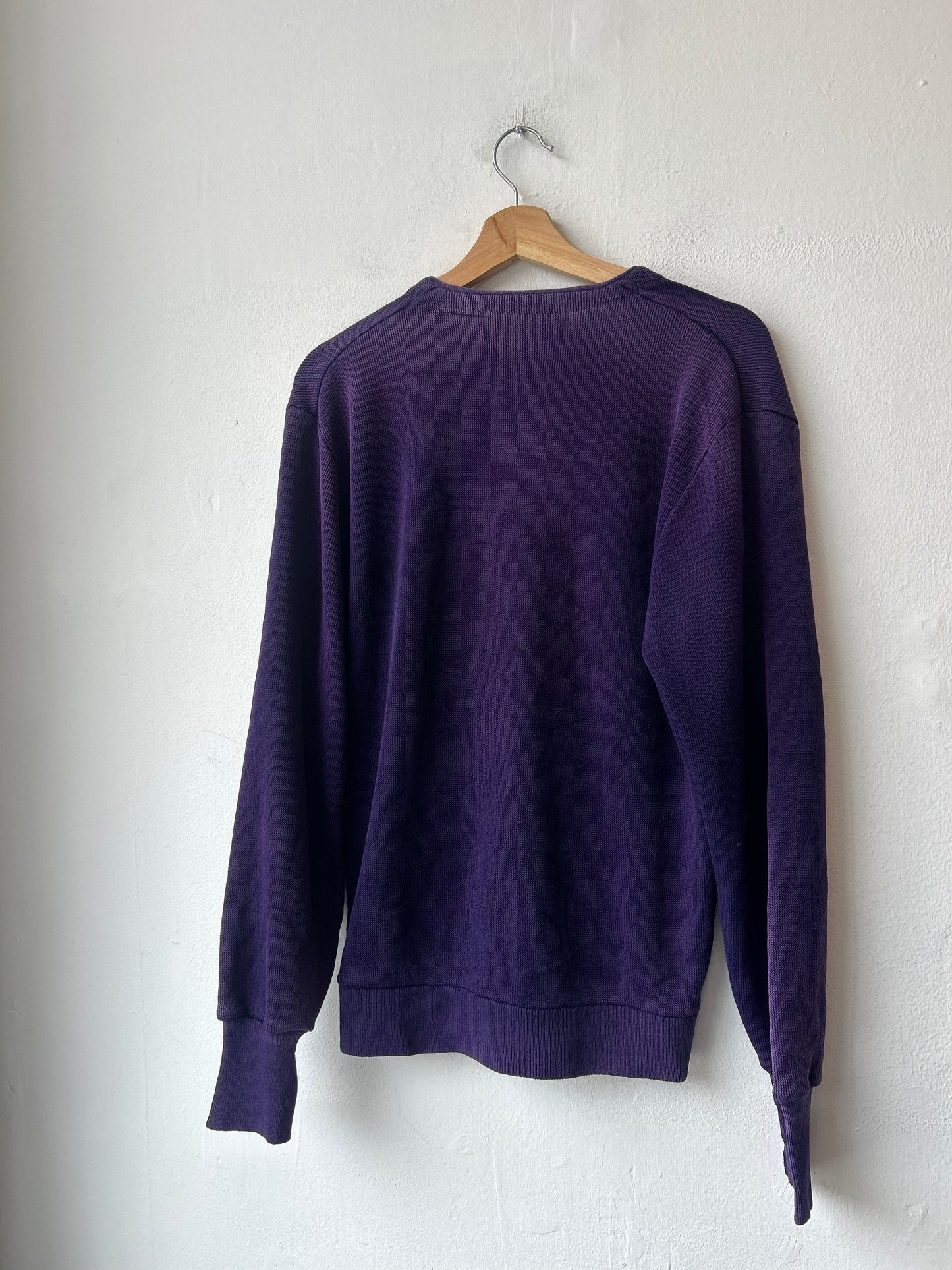 80's Purple Knit Cardigan