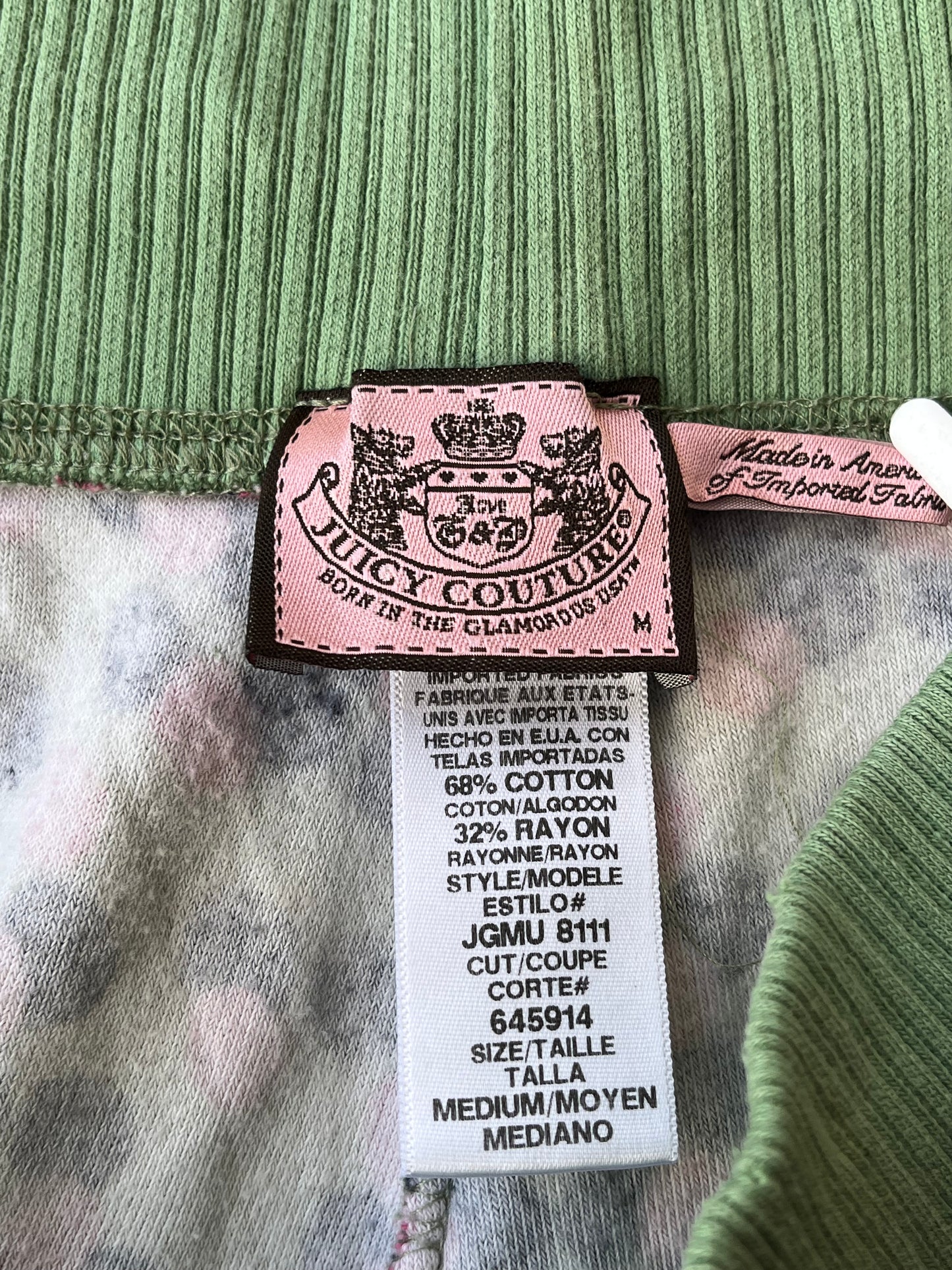 Y2K Juicy Couture Shorts 30- 34"