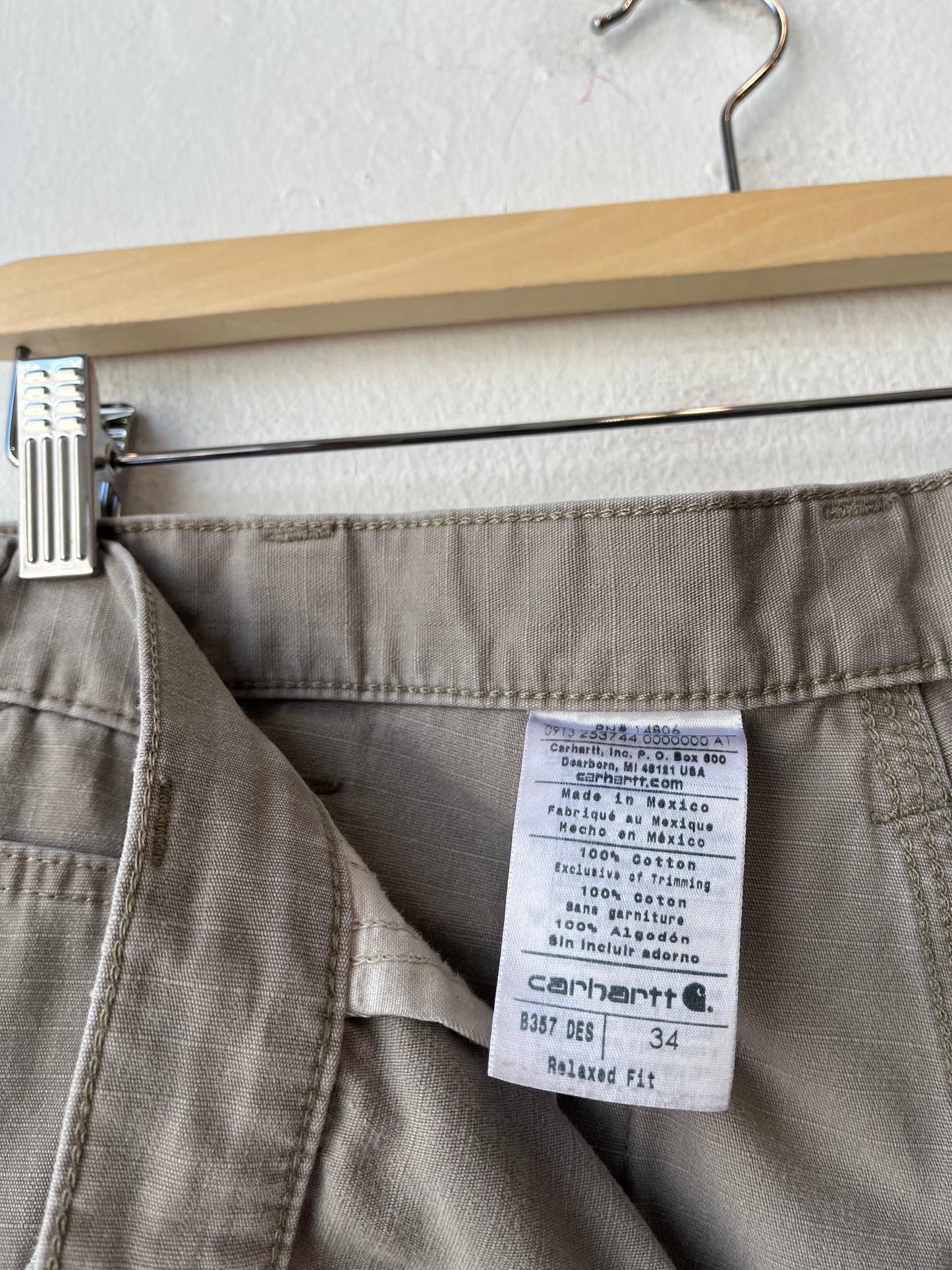 Y2K Painted Carhartt Shorts 33"