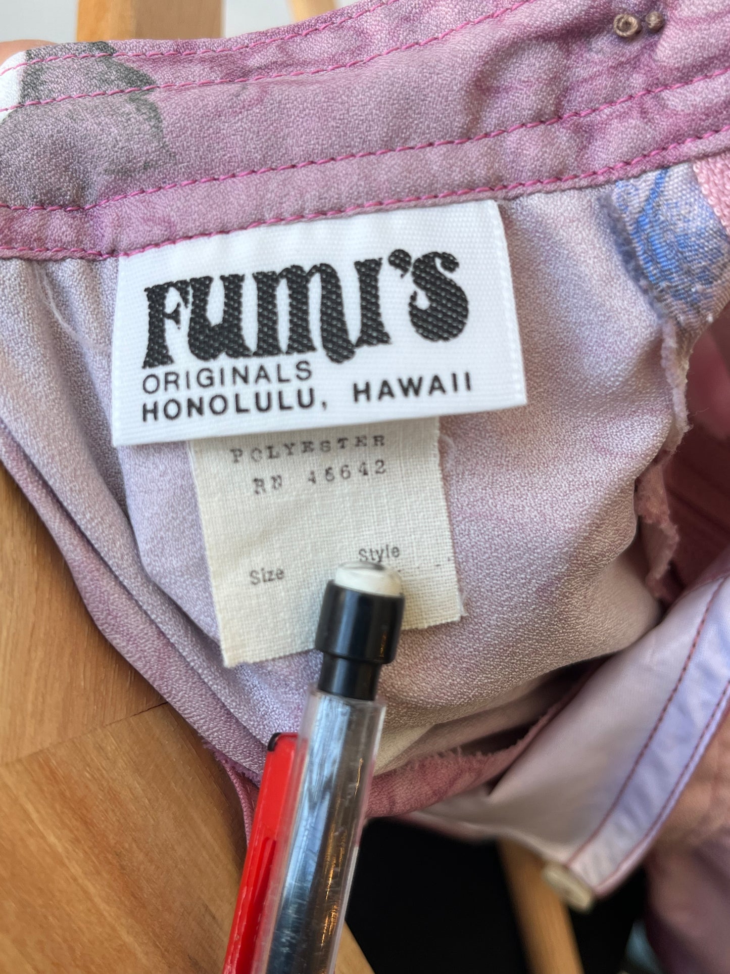 90's Fumi's Hawaiian Halter Dress