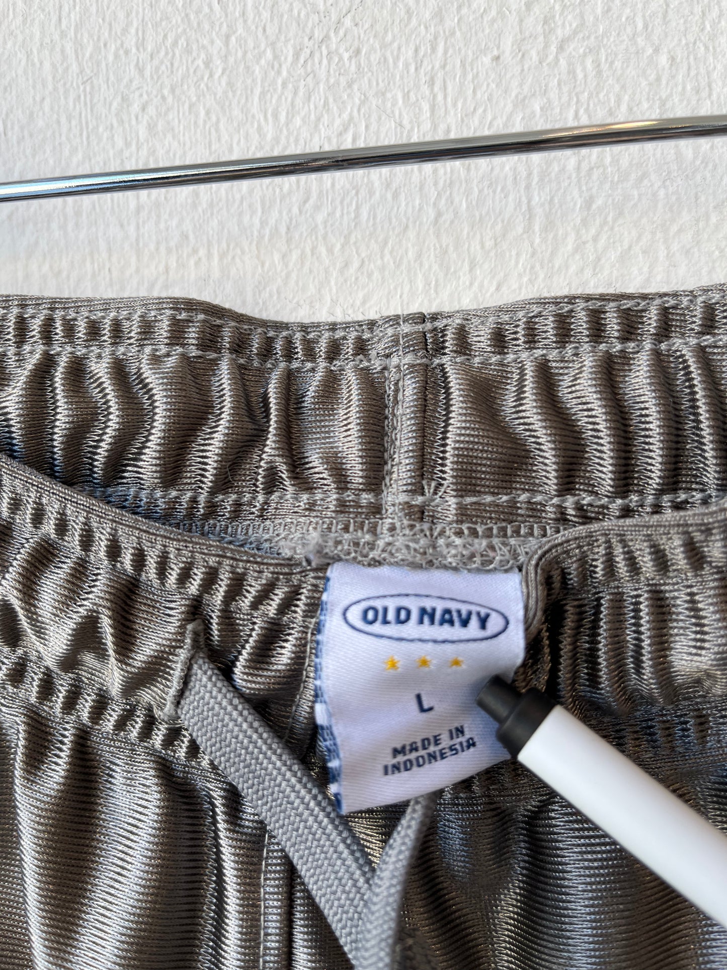 Y2K Shiny Track Pants 24-30"