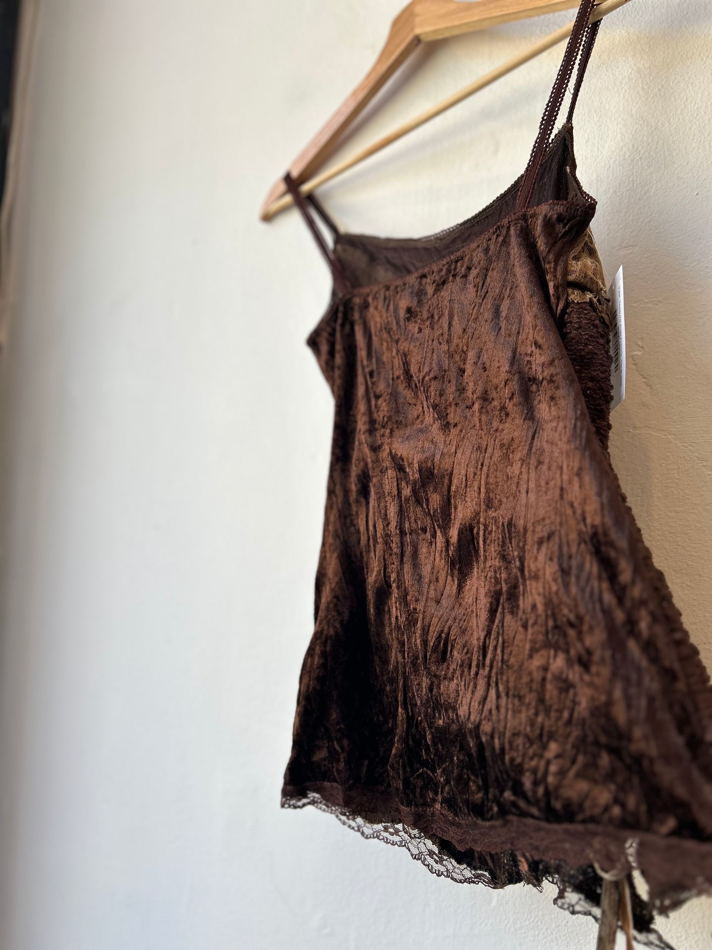 Y2K Texture Patchwork Tank Top