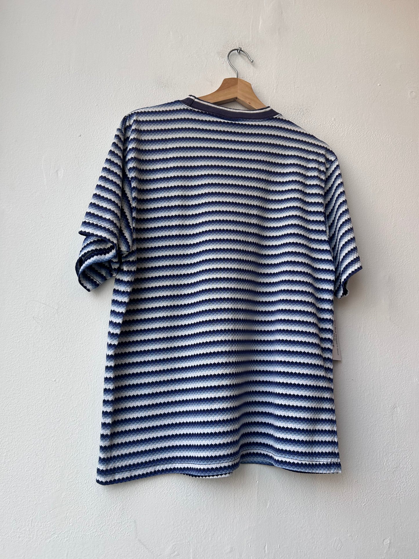 90's Blue Striped T-Shirt