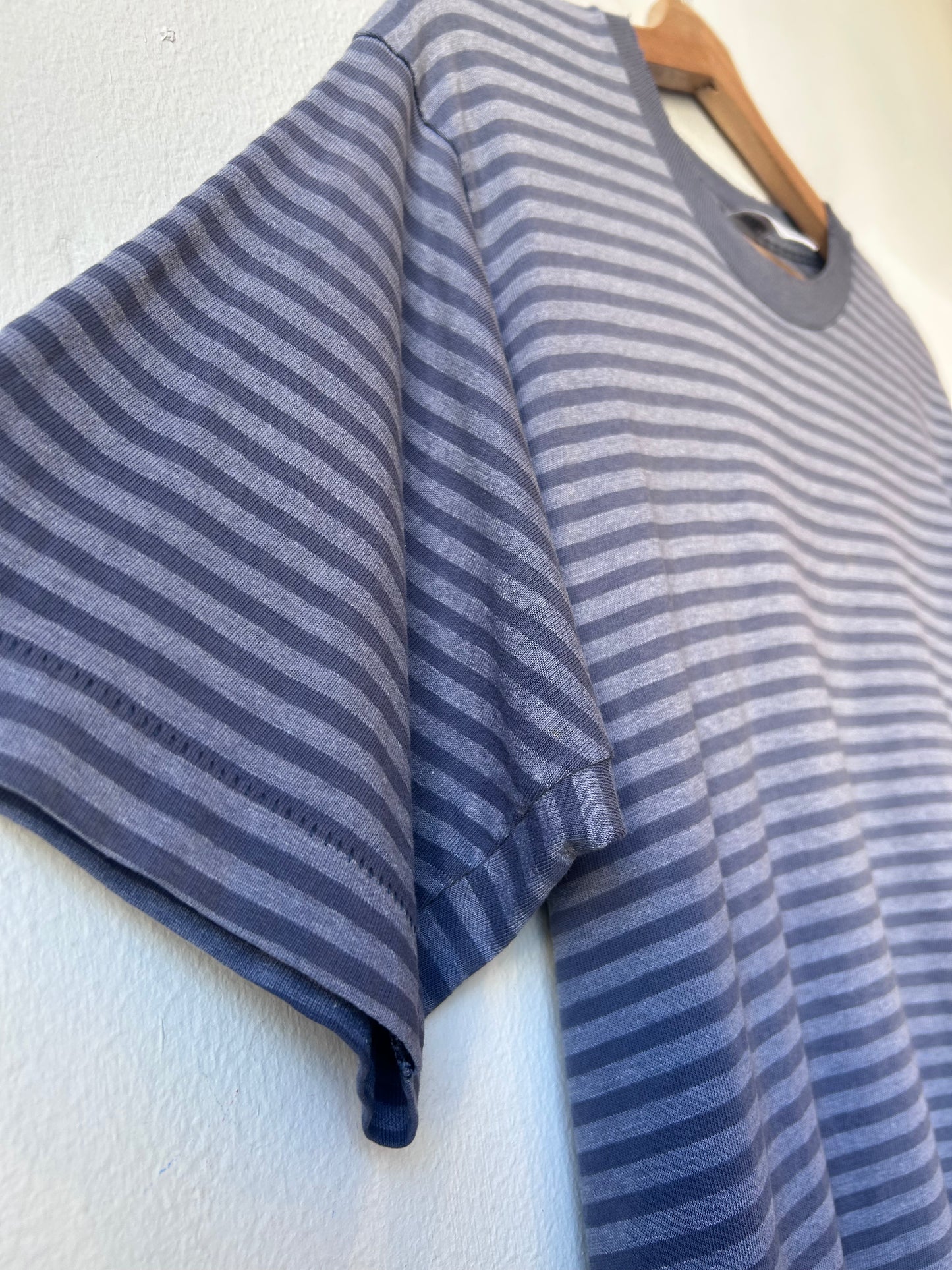 90's Blue Striped T-Shirt